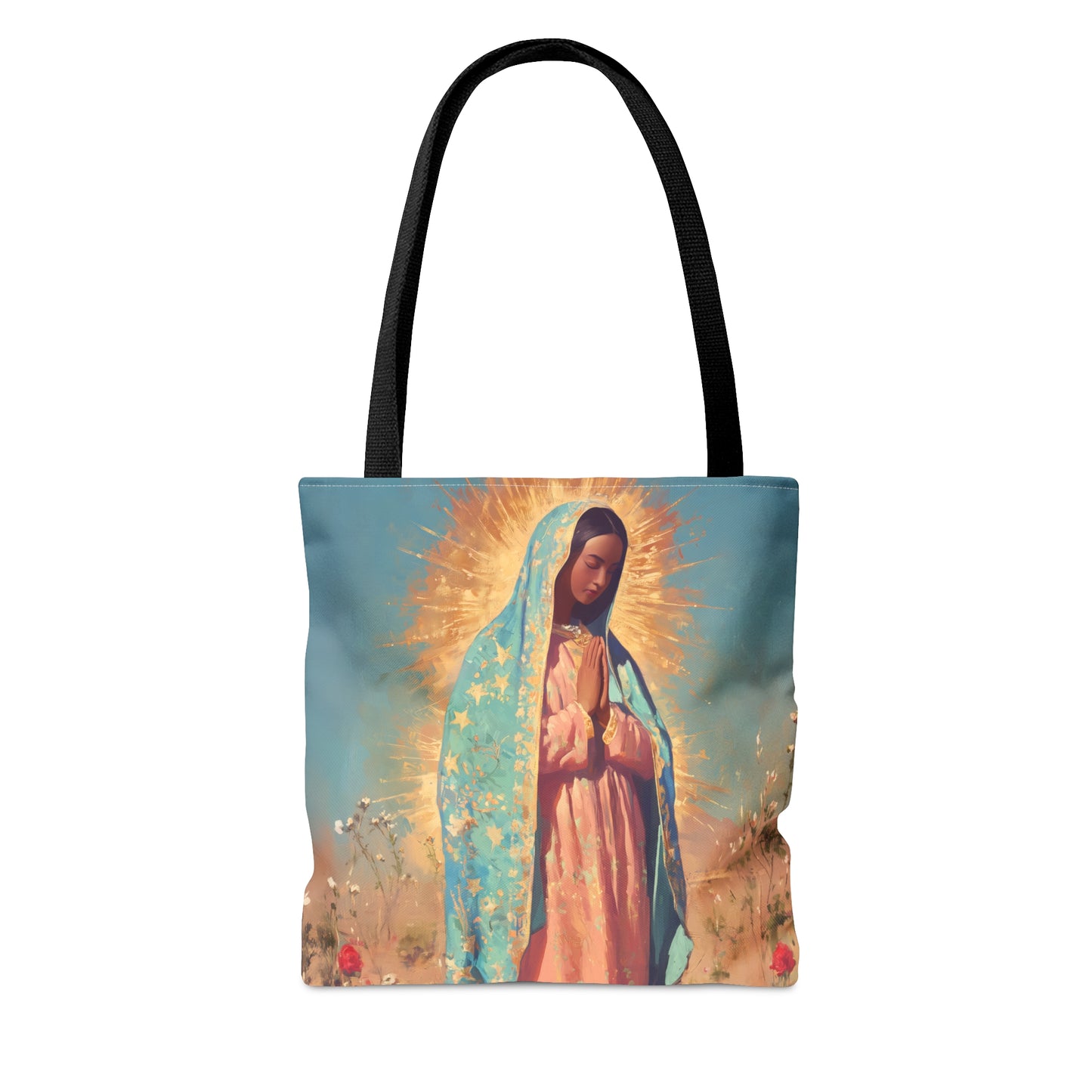 Our Lady of Guadalupe - Tote Bag - Large Medium Small Faith Art Bag - Catholic Faith Purse