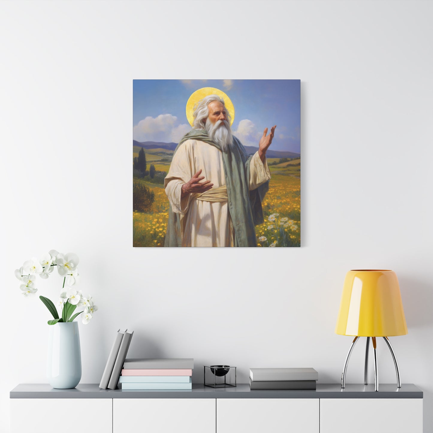 Saint Hilary of Arles - Gallery Wrapped Canvas - Print - Religious Art for your Home - Catholic Art Print