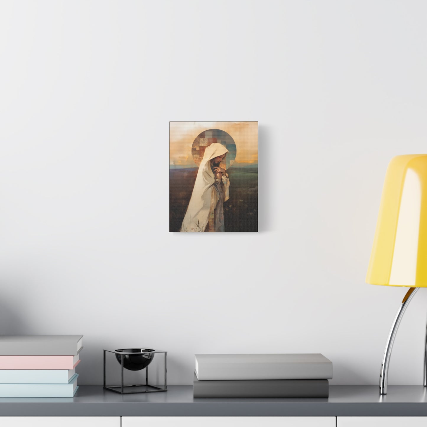 Our Lady of the Prairie - Multiple Sizes - Catholic Home art - Museum Wrapped Canvas - Sanctified Souls Print