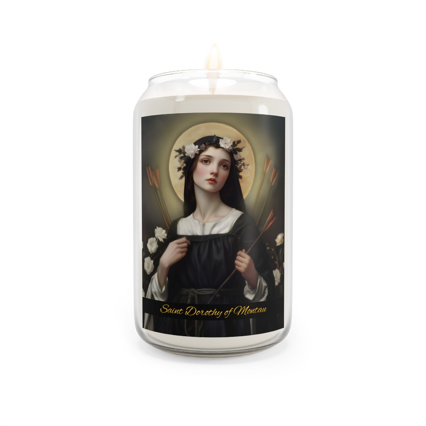 Saint Dorothy of Montau - Scented Prayer Candle, 13.75oz - Tall Size - Religious Prayer Candle
