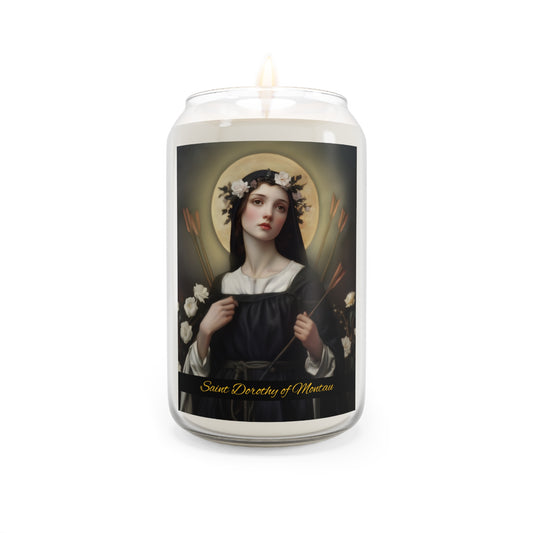 Saint Dorothy of Montau - Scented Prayer Candle, 13.75oz - Tall Size - Religious Prayer Candle