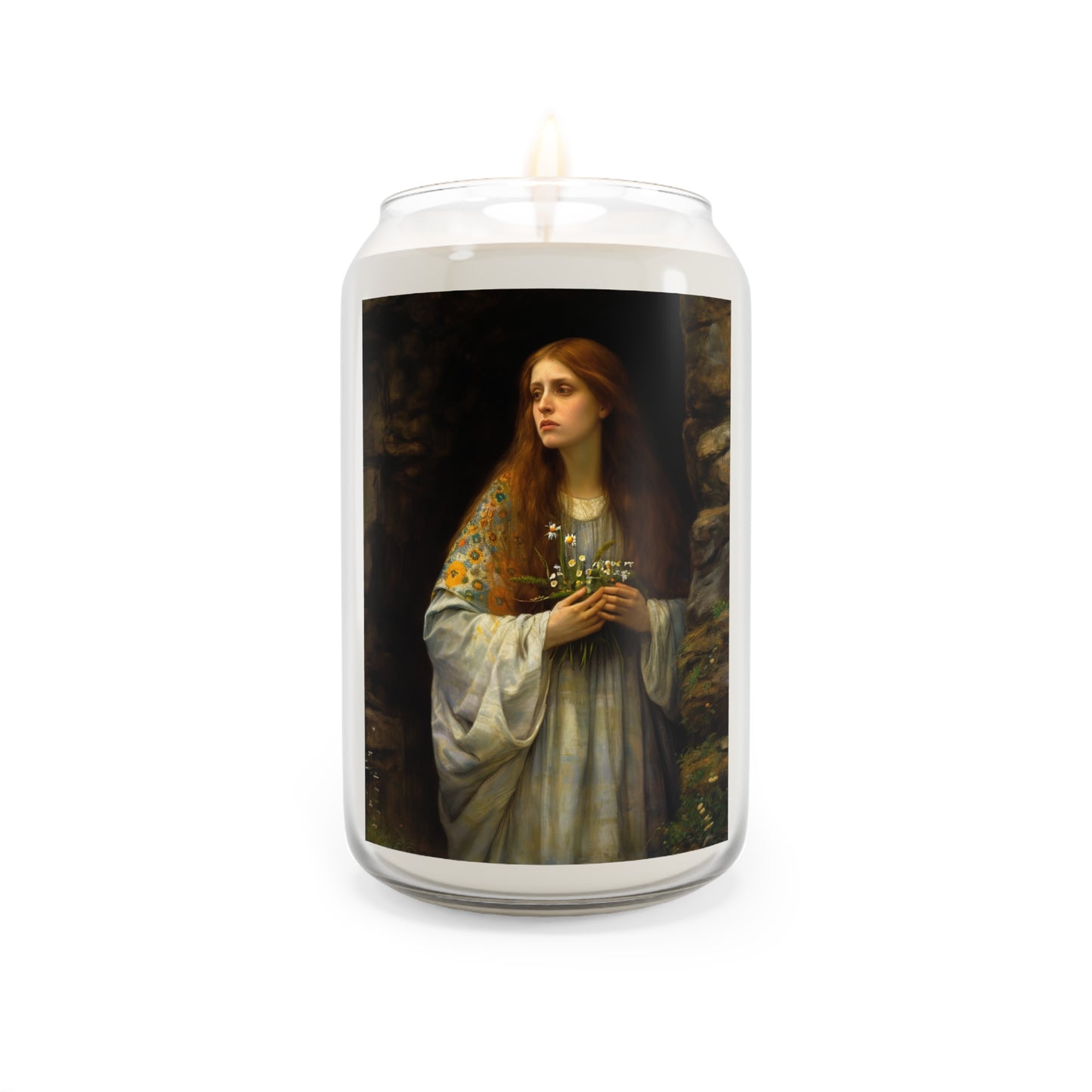 Saint Mary Magdalene : Witness to Resurrection Scented Prayer Candle, 13.75oz - Tall Size - Religious Prayer Candle - Catholic Art