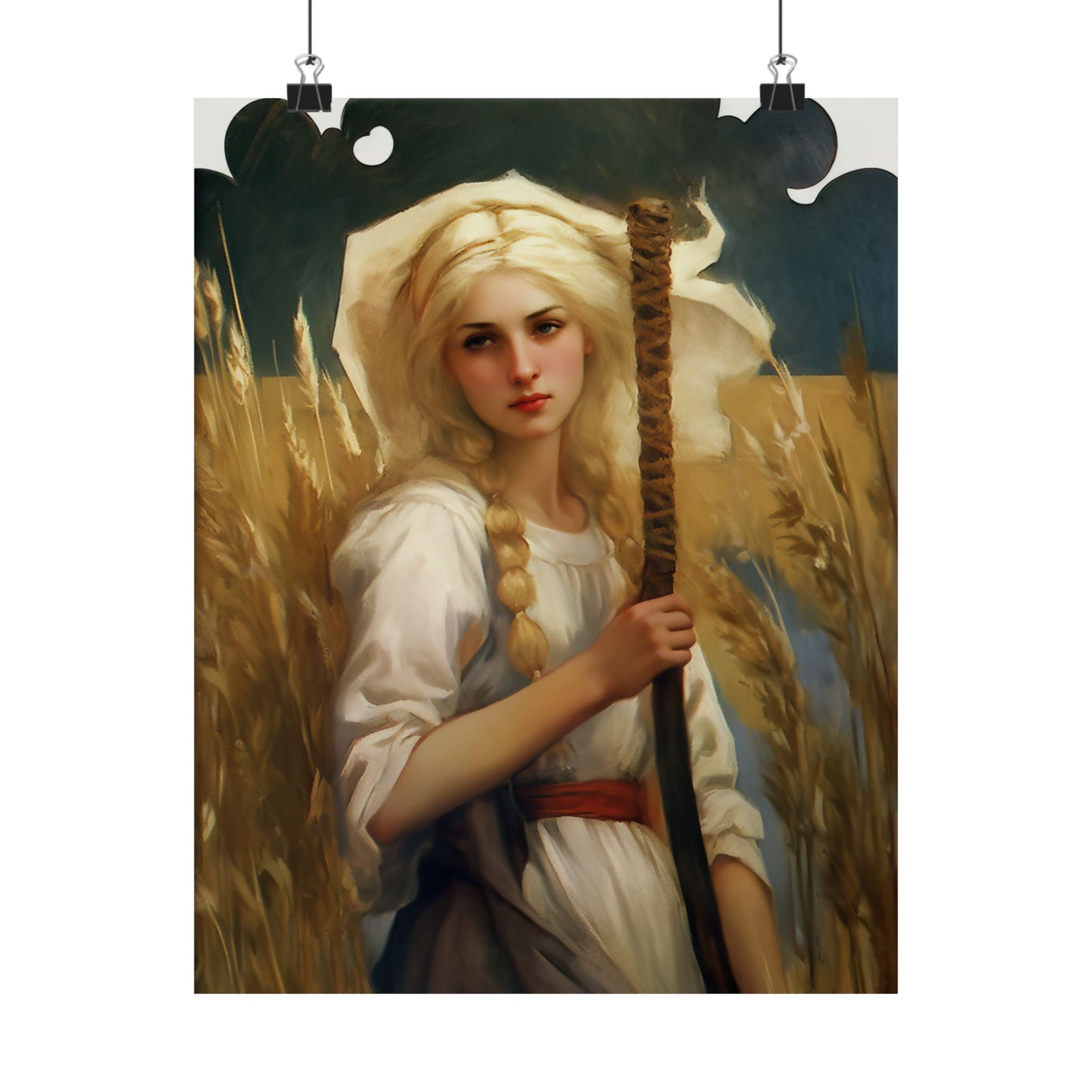 Saint Notburga Print - Sanctified Souls Print - Multiple Sizes - Premium Matte Vertical Posters