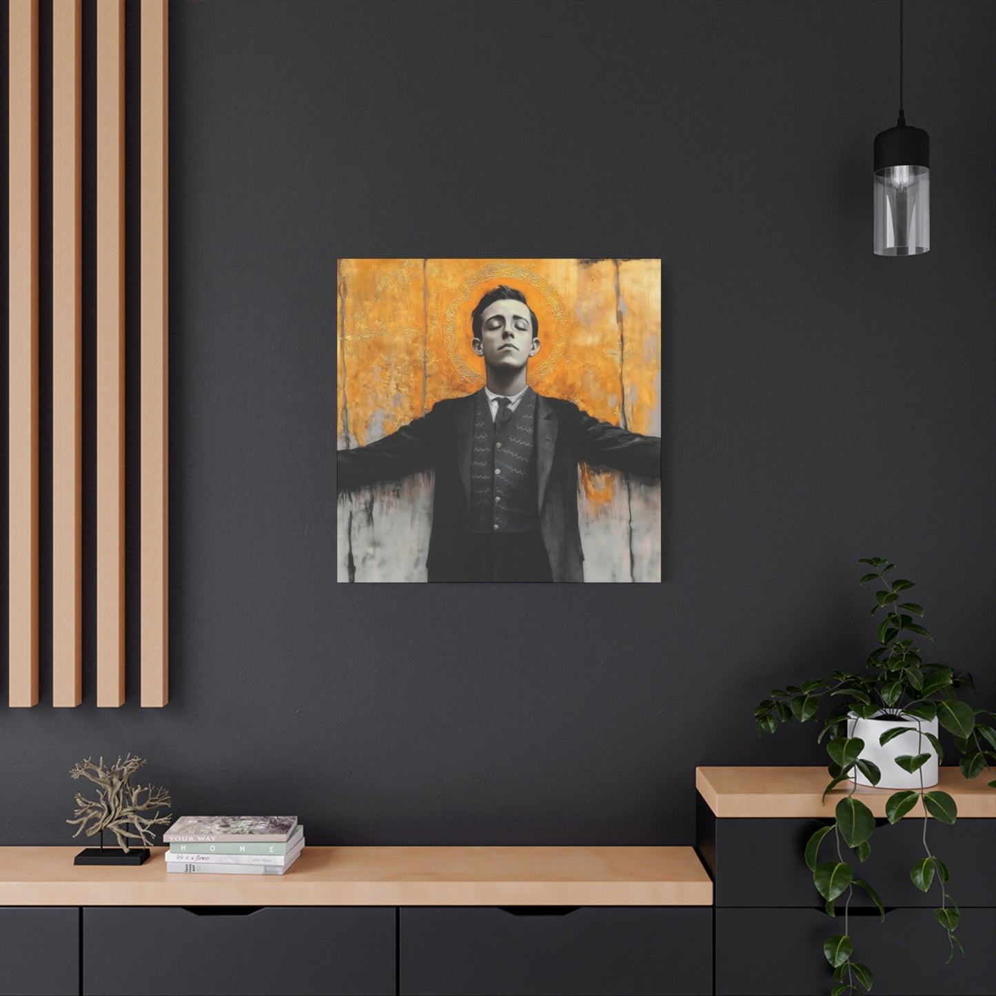 Blessed Miguel Pro- Gallery Wrapped Canvas - Print - Religious Art for your Home - Catholic Saint Art Print - Home Decor - Catholic Art