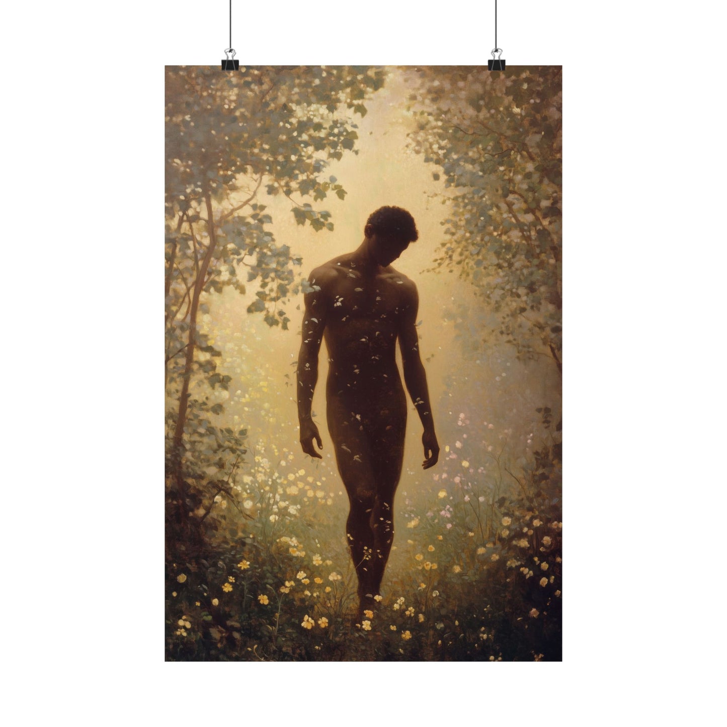 Saint Adam - Sanctified Souls Print - Multiple Sizes - Premium Posters - Catholic Art - Christian Home Decor Artwork