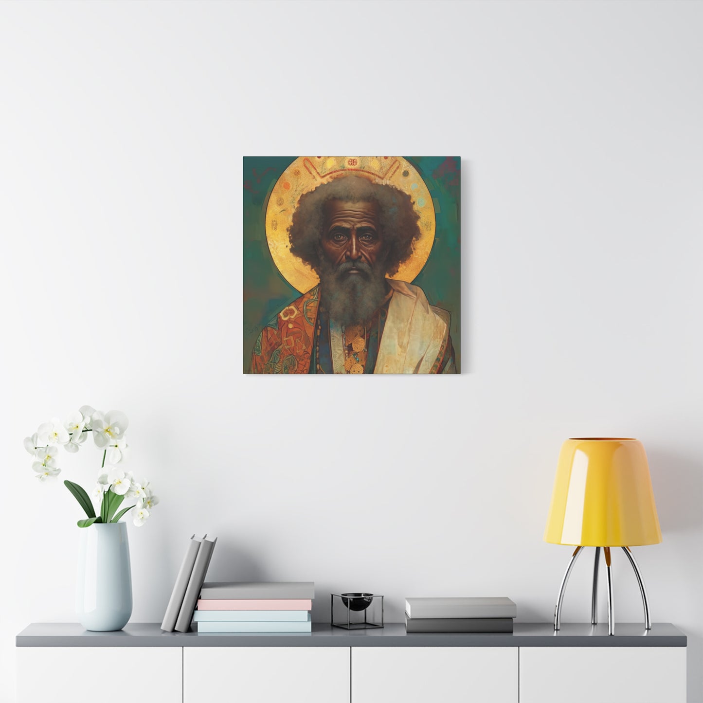 Saint Moses - Museum Wrapped Canvas - Sanctified Souls Print - Religious Art for your Home