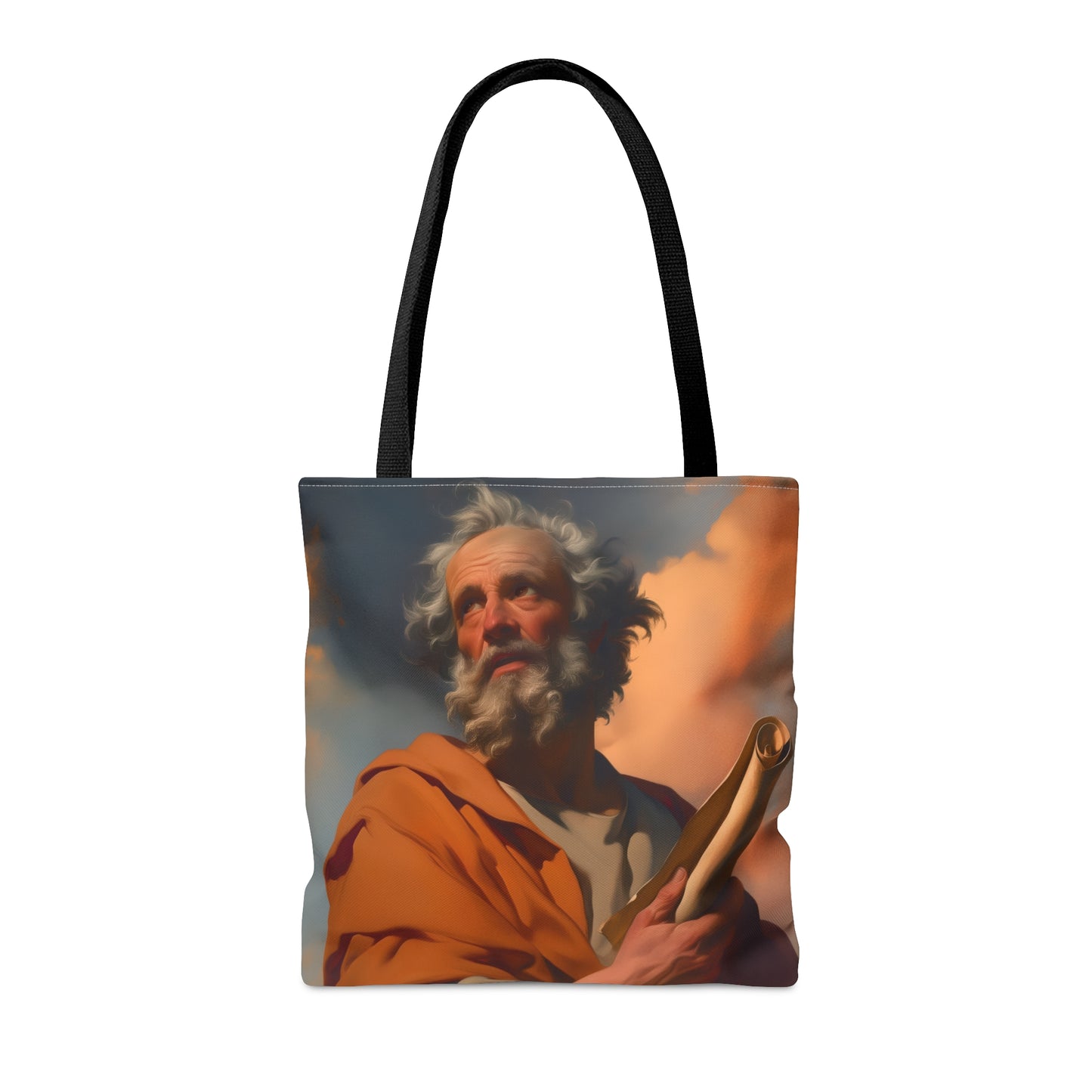 Saint Paul the Apostle Tote Bag - Large Medium Small Faith Art Bag - Catholic Faith Purse - Double Sided
