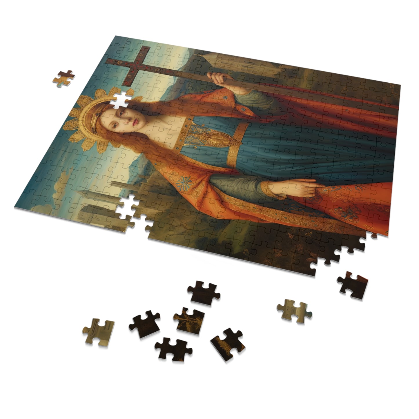 Saint Helena - Puzzle and Keepsake Tin - Religious Jigsaw Puzzle (30, 110, 252, 500,1000-Piece) - Religious Puzzle