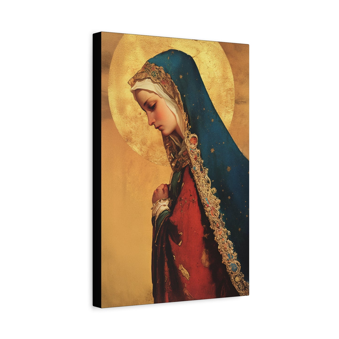 Our Lady of Mercy / Our Lady of Ransom - Multiple Sizes - Catholic Home art - Museum Wrapped Canvas - Sanctified Souls Print - Mother Mary