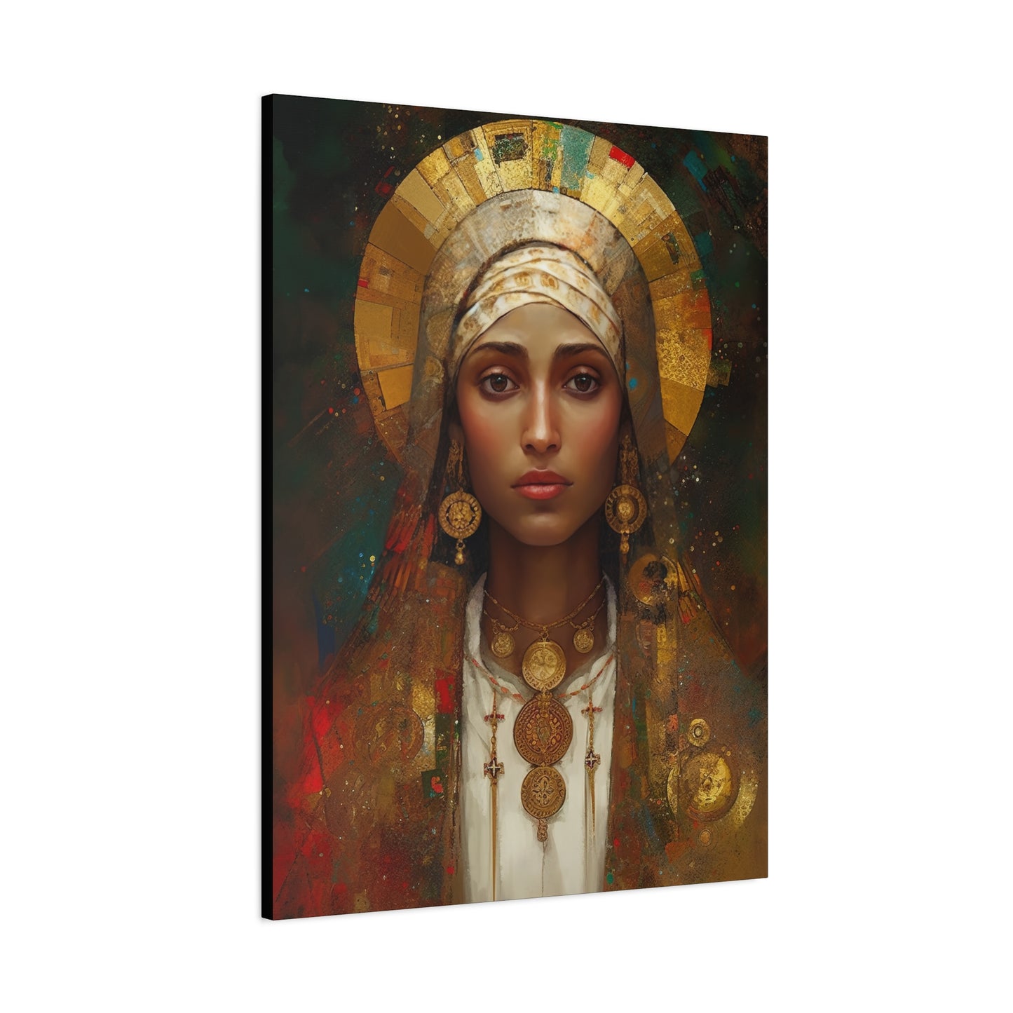 Saint Julia of Carthage - Museum Wrapped Canvas - Sanctified Souls Print - Religious Art for your Home
