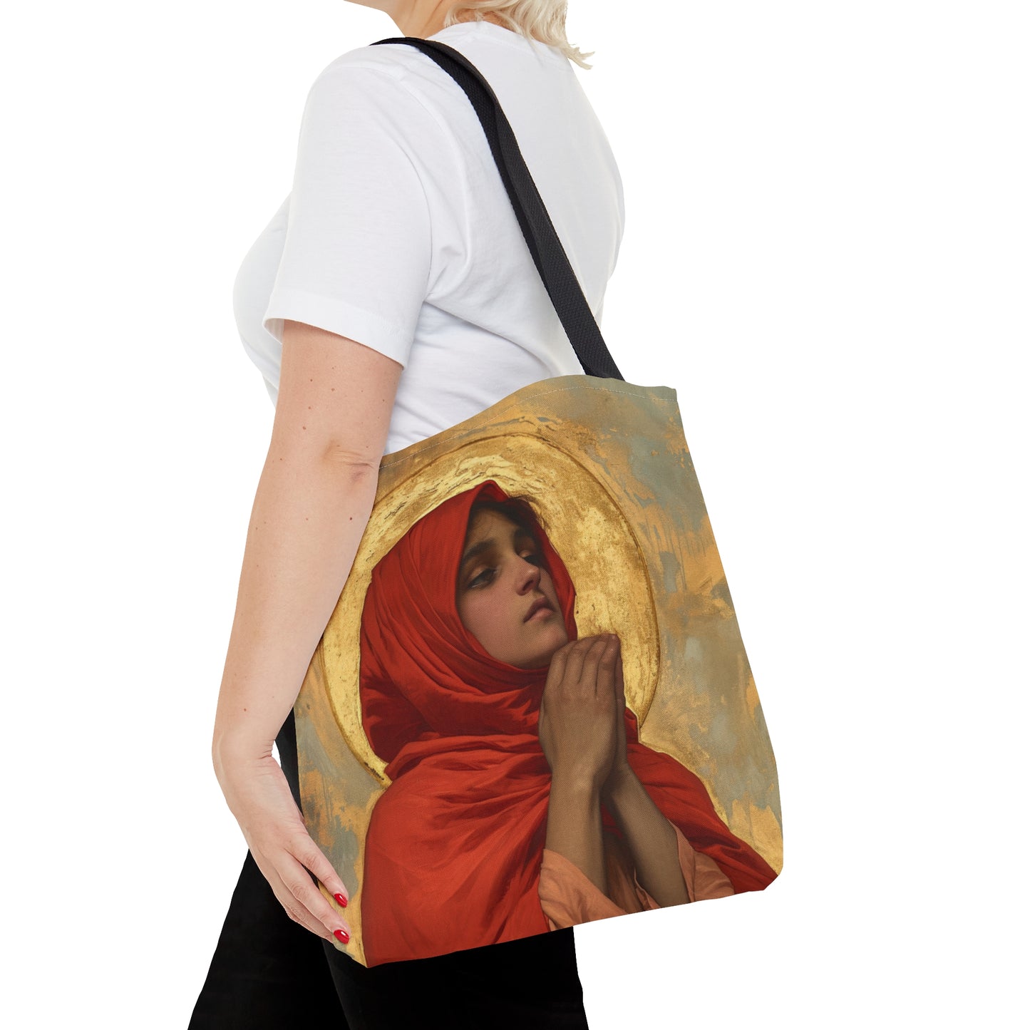 Saint Laura of Cordoba Tote Bag - Large Medium Small Faith Art Bag - Catholic Faith Purse - Religious - Prayer Bag