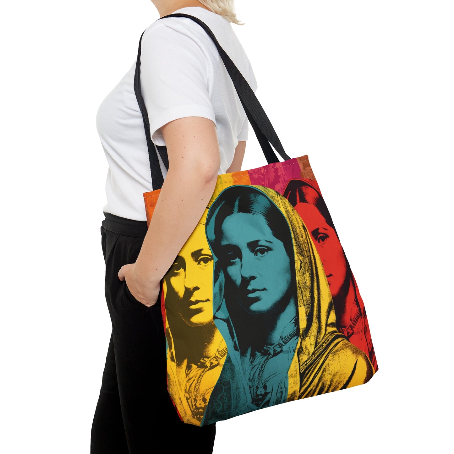 Our Lady of Guadalupe Tote Bag - Catholic faith inspired carry-all purse - day to day bag