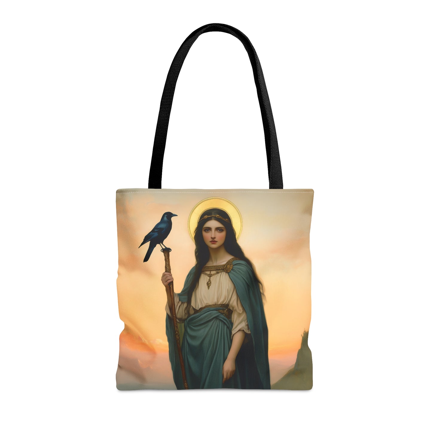 Saint Oda Tote Bag - Large Medium Small Faith Art Bag - Catholic Faith Purse - Religious - Prayer Bag - Devotional Purse