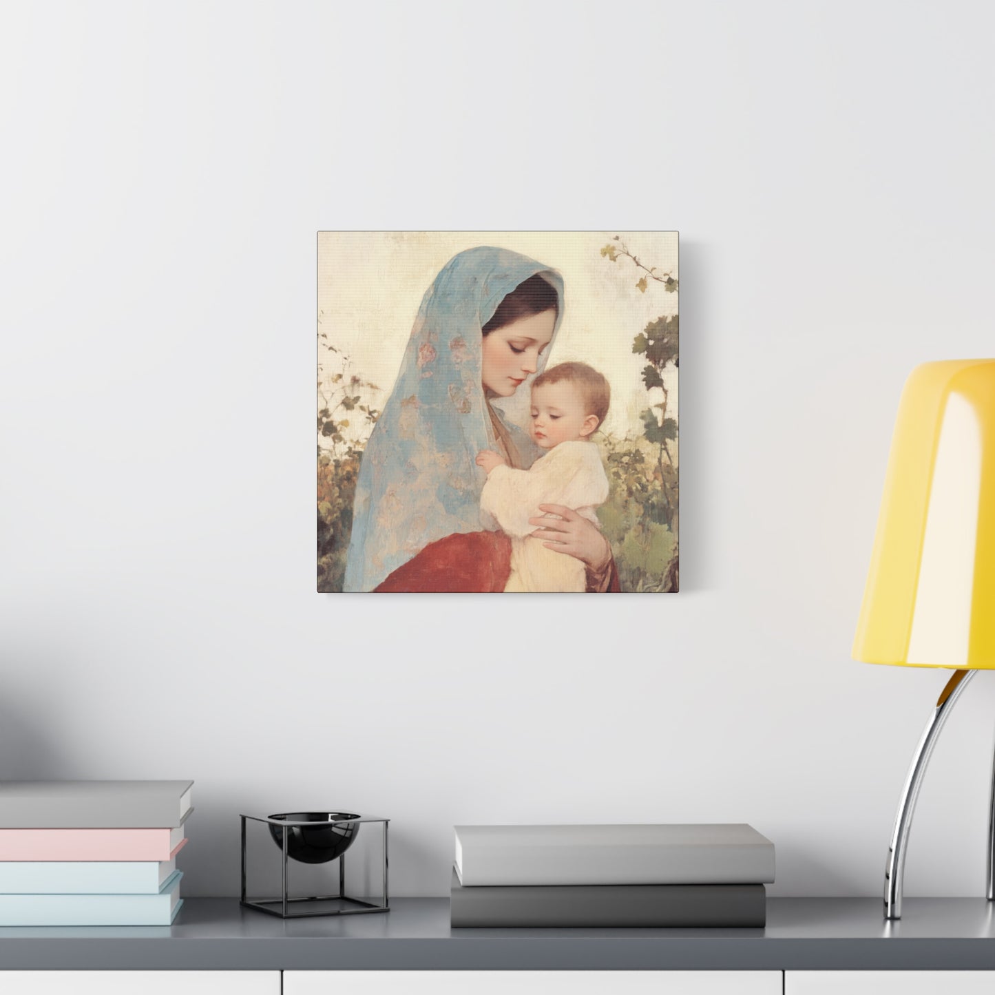 Our Lady of the Grapes / Out Lady of the Harvest - Gallery Wrapped Canvas - Print - Religious Art for your Home - Catholic Art