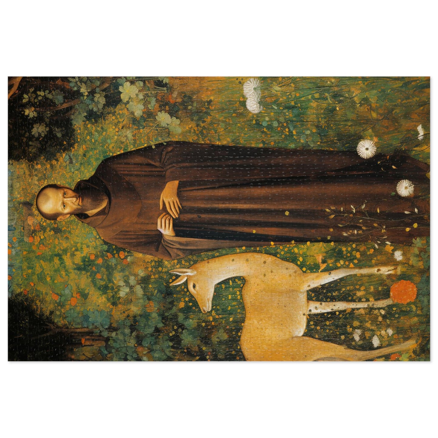 Saint Giles - Puzzle and Keepsake Tin - Religious Jigsaw Puzzle (30, 110, 252, 500,1000-Piece) - Religious Puzzle