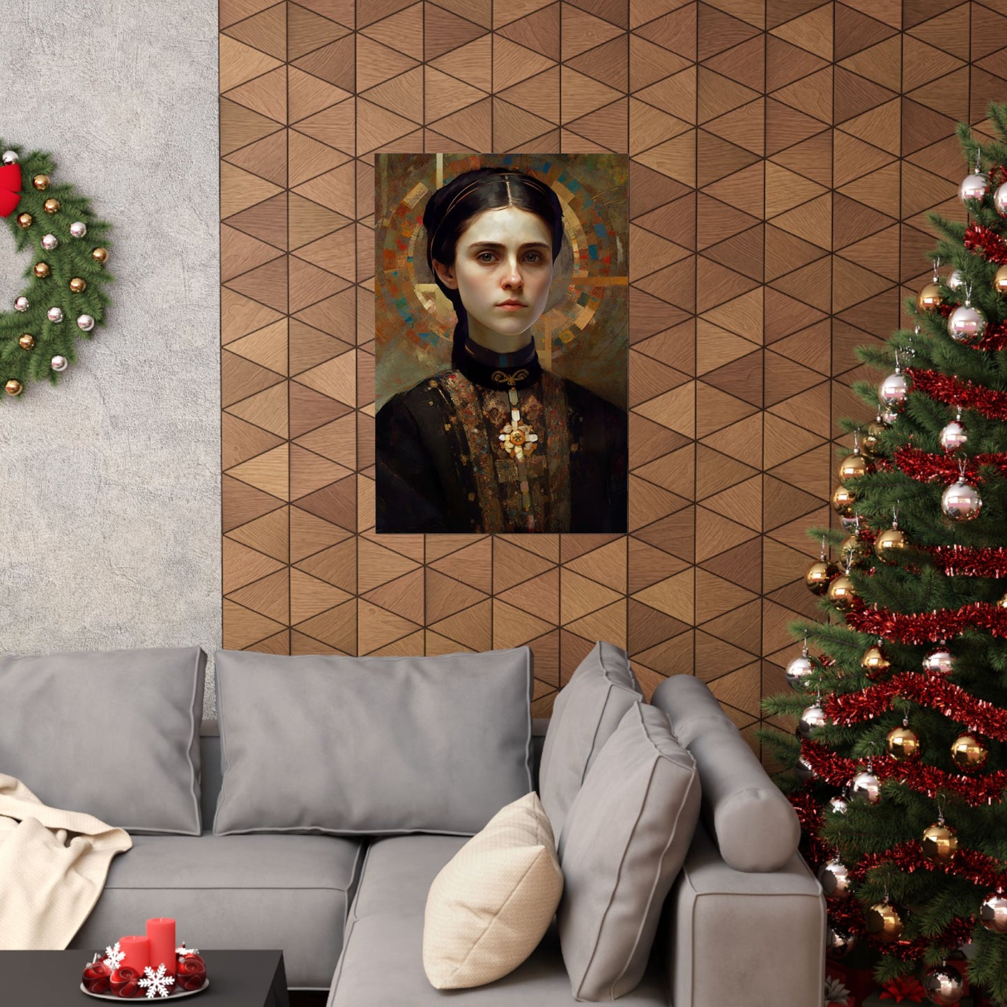 Saint Gemma Galgani Print - Sanctified Souls Print - Multiple Sizes - Premium Matte Vertical Posters