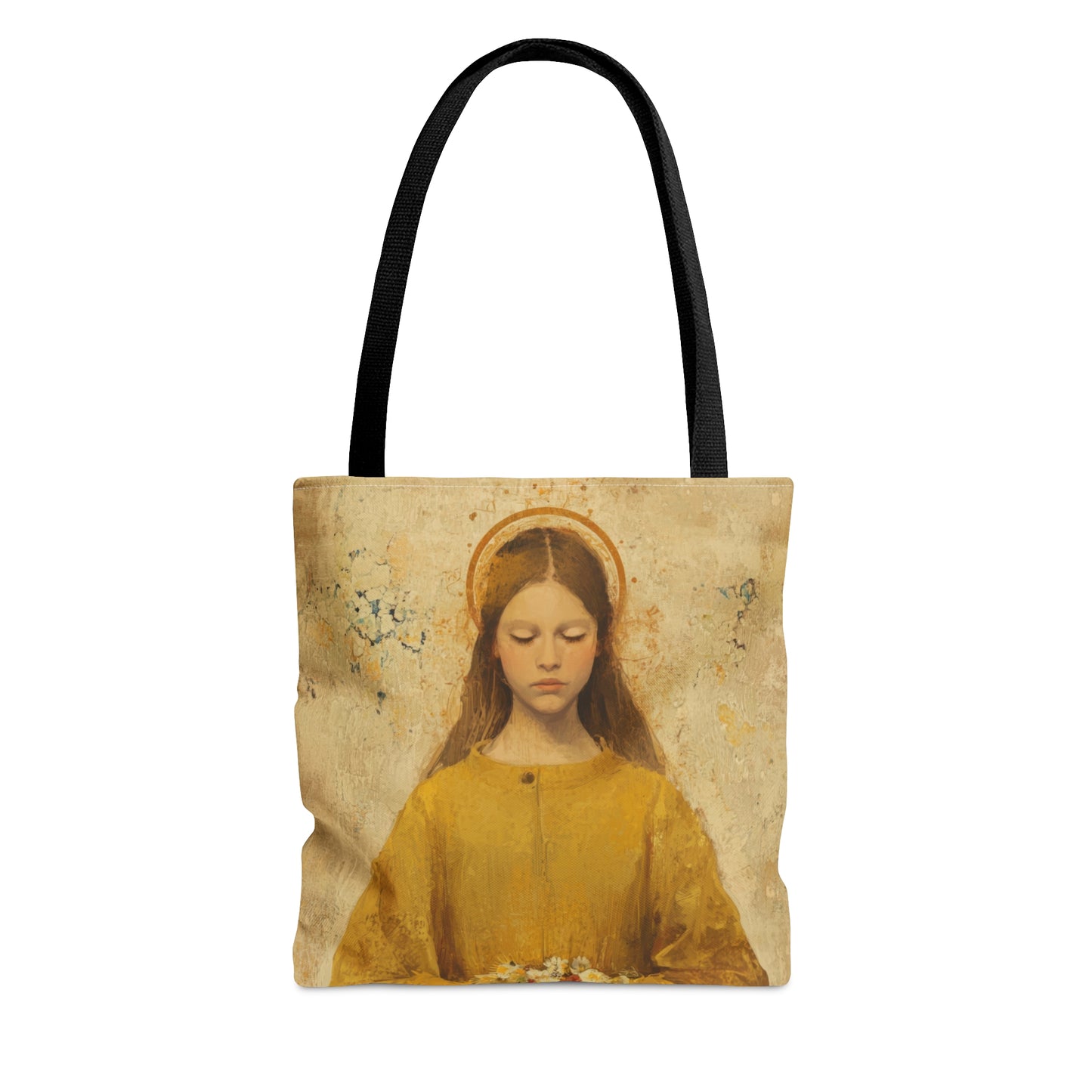 Saint LucyTote Bag - Large Medium Small Faith Art Bag - Catholic Faith Purse - Religious - Prayer Bag - Devotional Purse - Bible Bag