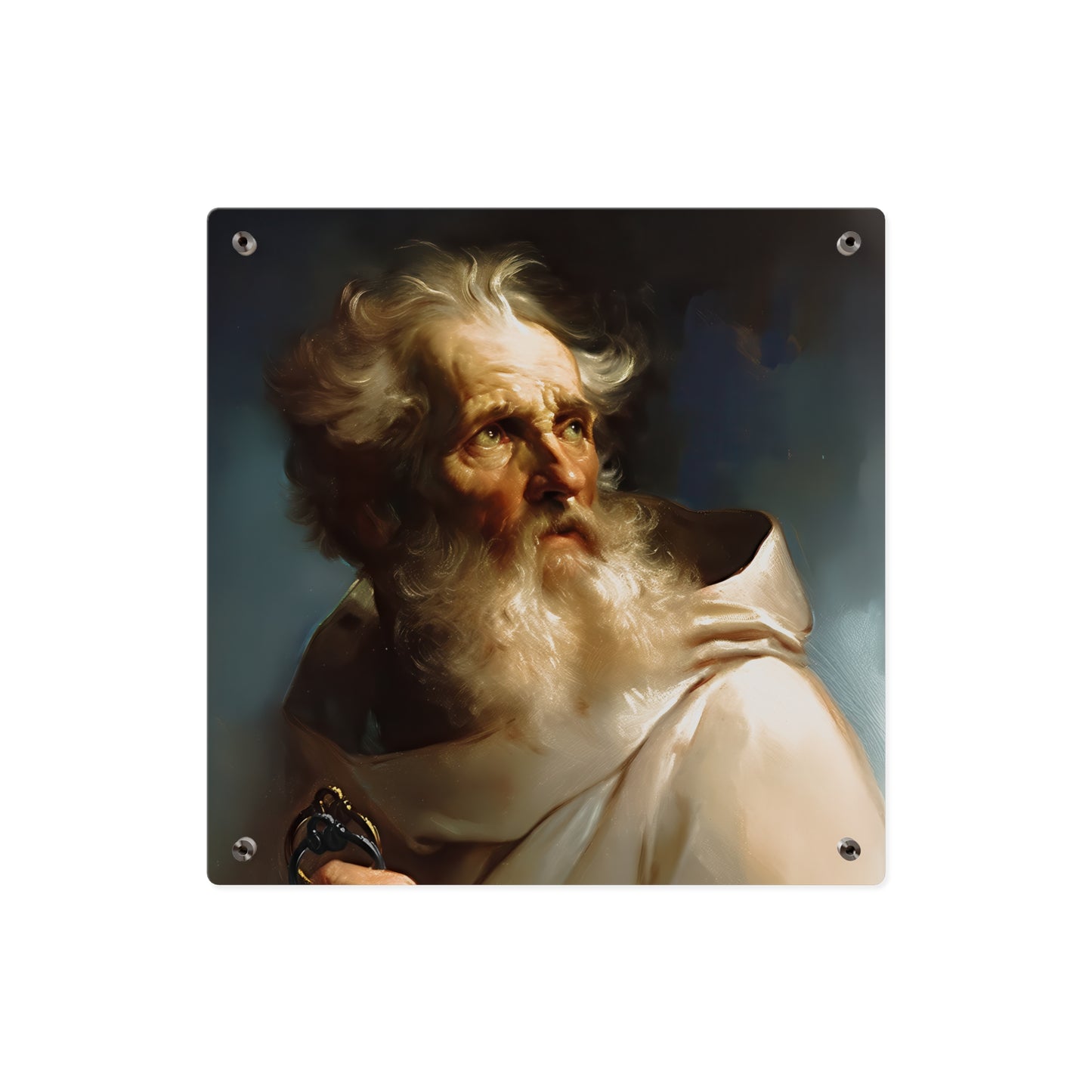 Saint Peter Acrylic Wall Art Panel - Ready to Hang Acrylic Print - Catholic Apostle Art - Patron saint Art