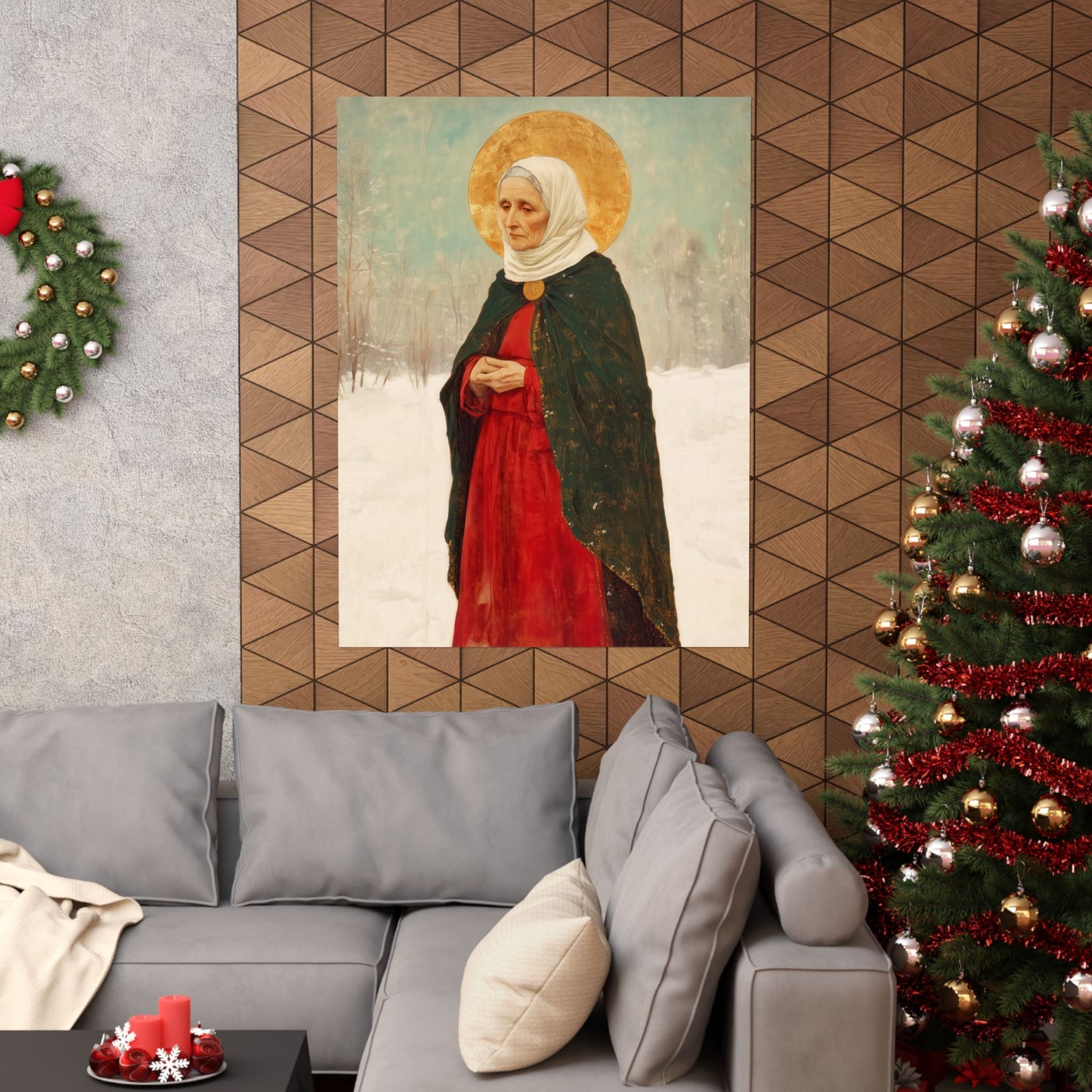 Saint Xenia - Russian Saint Art - Sanctified Souls Print - Multiple Sizes - Premium Matte Vertical Posters
