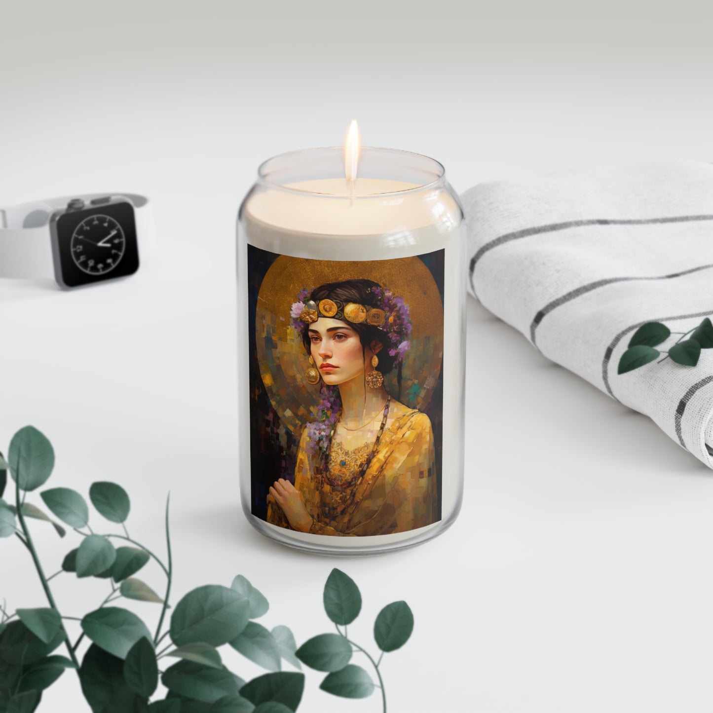 Saint Lydia Purpuraria  - Scented Prayer Candle, 13.75oz - Tall Size - Religious Prayer Candle - Catholic Art - Religious Gift