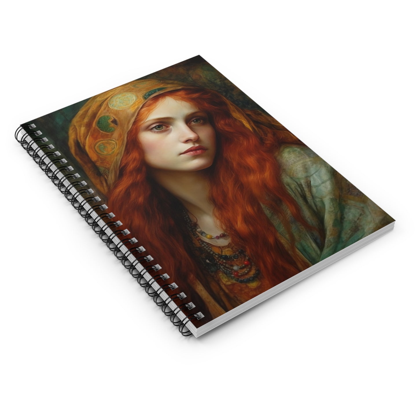 Mary Magdalene's Inner Peace Journal - Sanctified Souls Art - Religious Based Notebook - Spiral Notebook - Ruled Line