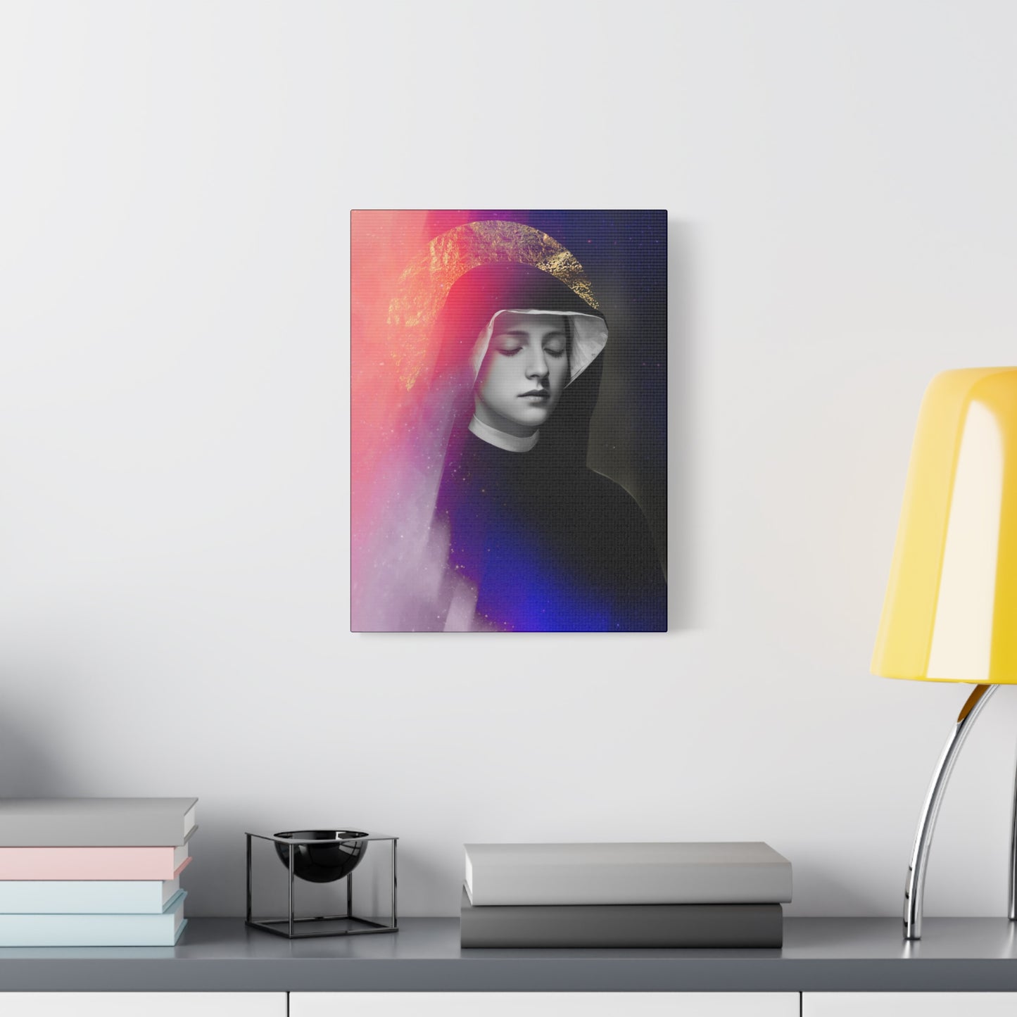 Saint Faustina Kowalska - Museum Wrapped Canvas - Sanctified Souls Print - Religious Art for your Home