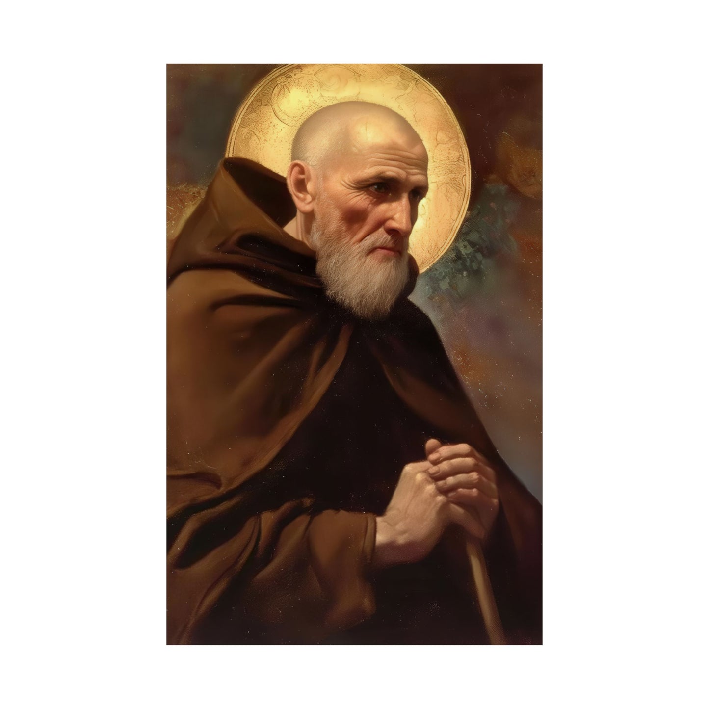 Saint Ignatius of Laconi - Sanctified Souls Print - Multiple Sizes - Premium Matte Vertical Posters