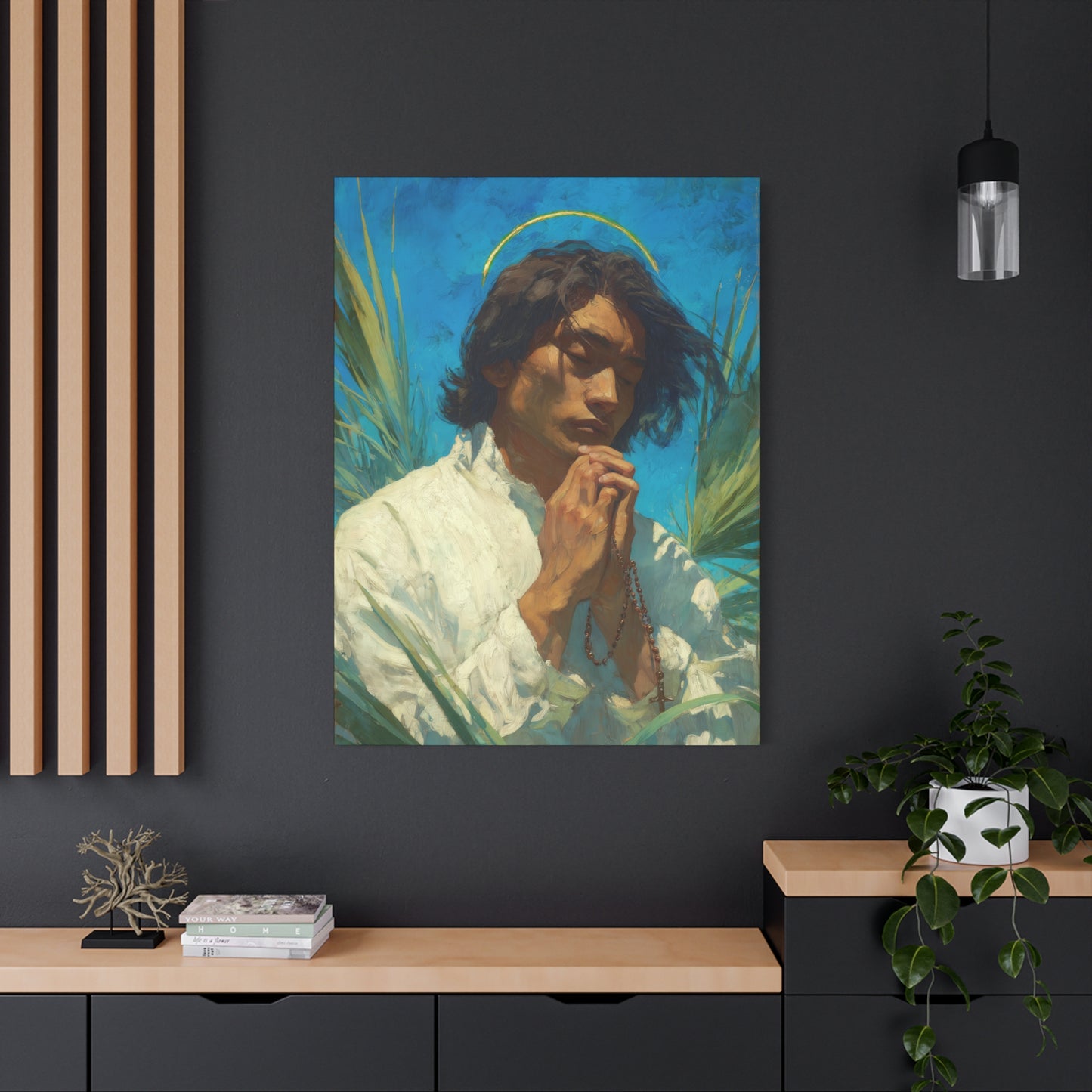 Saint Lorenzo Ruiz - Multiple Sizes - Catholic Home art - Museum Wrapped Canvas - Sanctified Souls Print - Catholic Martyr Art