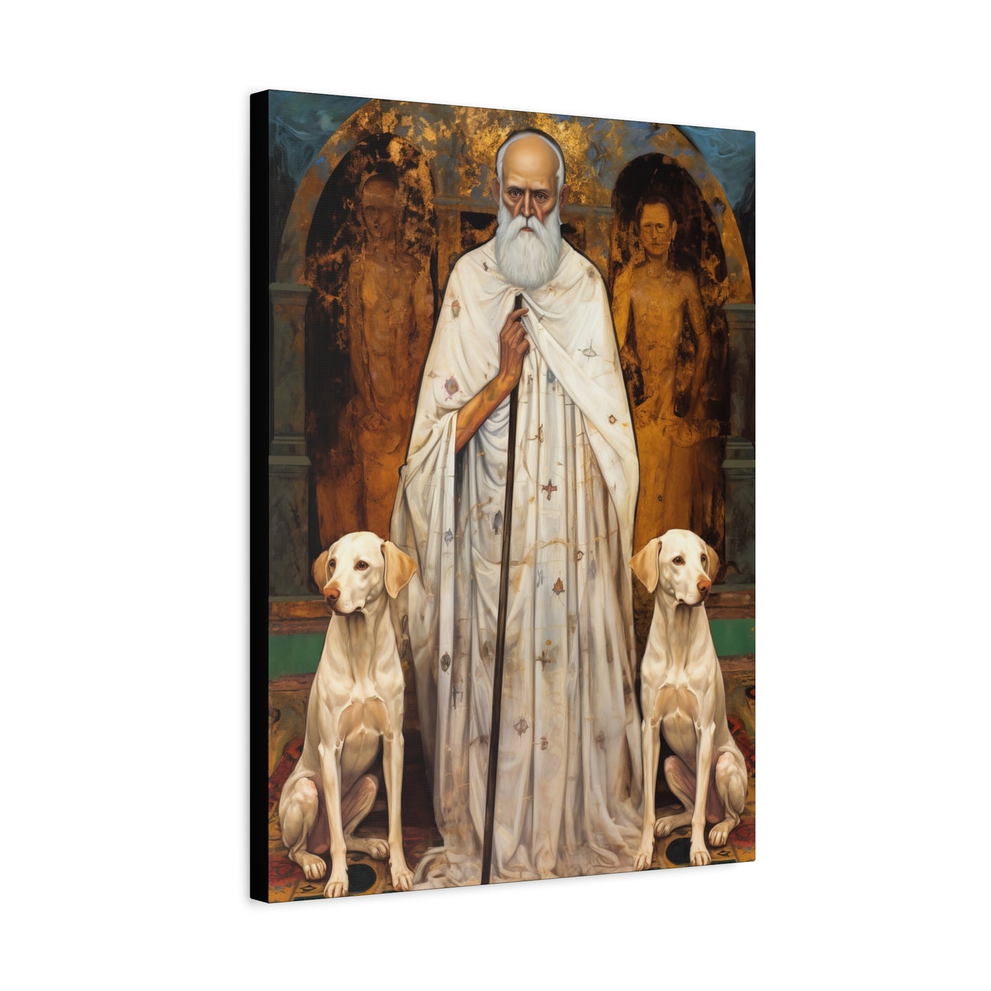 Saint Lazarus of Bethany Canvas Print - Multiple Sizes - Catholic Home art - Museum Wrapped Canvas - Sanctified Souls Print