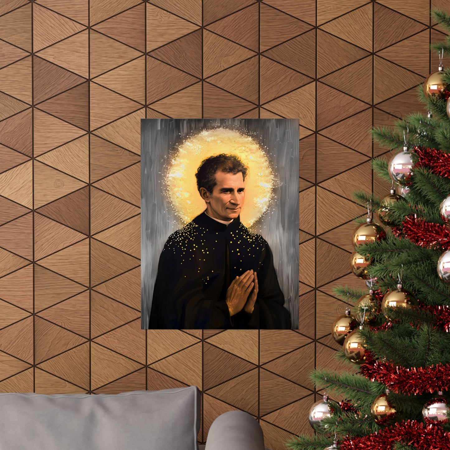 Saint John Bosco / Don Bosco  - Sanctified Souls Print - Multiple Sizes - Premium Matte Vertical Posters
