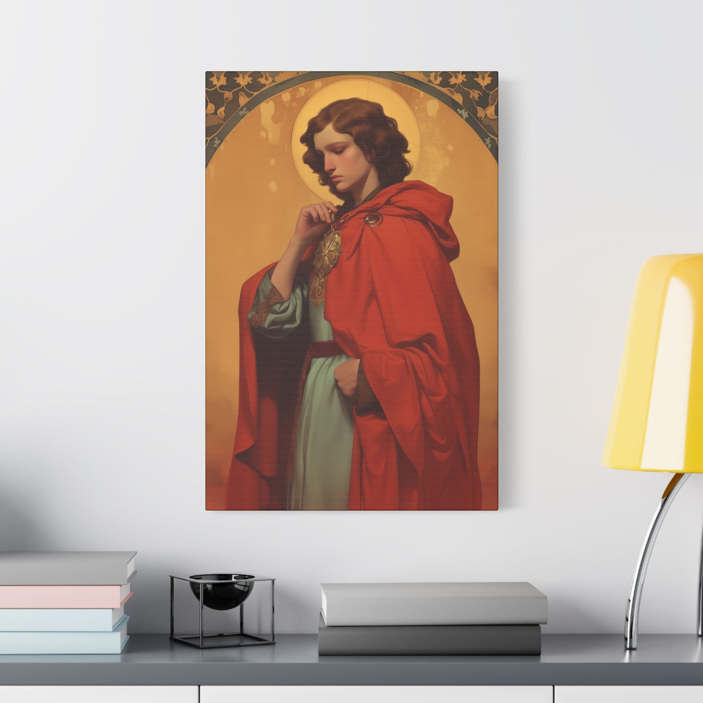 Saint Casimir of Poland Canvas Print - Multiple Sizes - Catholic Home art - Museum Wrapped Canvas - Sanctified Souls Print