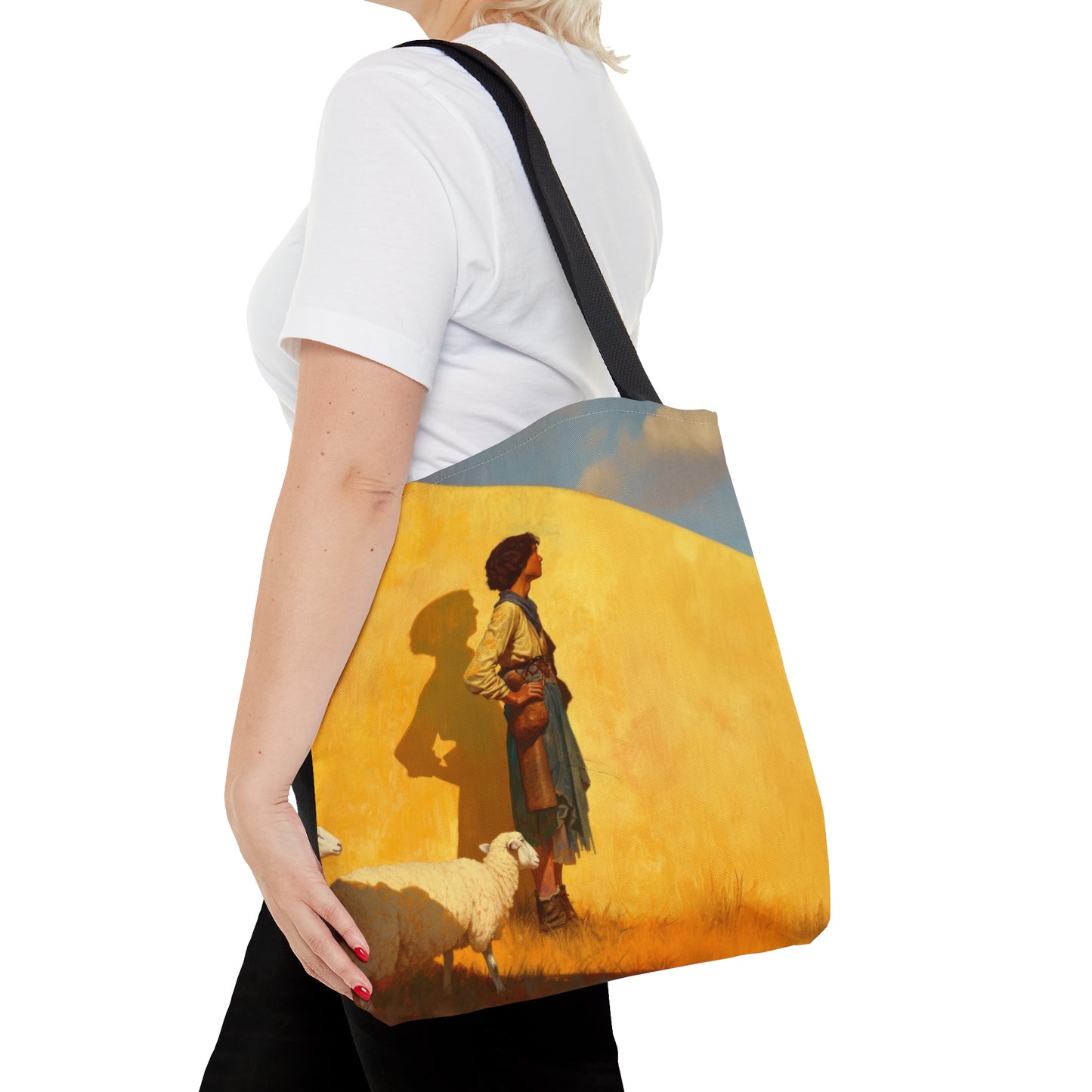 David, son of Jesse - Tote Bag - Large Medium Small Faith Art Bag - Bible Study Faith Purse - Double Sided