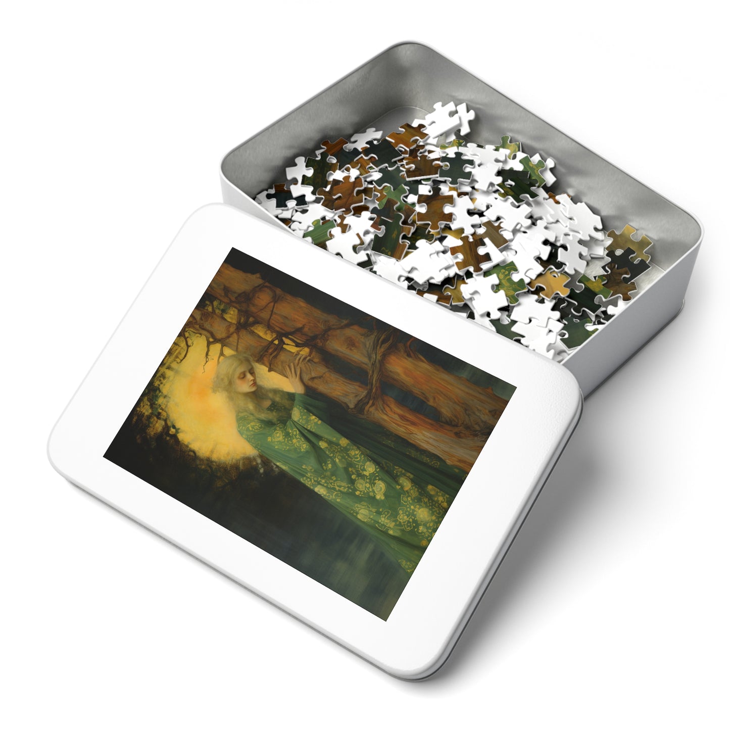 Saint Afra  - Puzzle and Keepsake Tin - Religious Jigsaw Puzzle (30, 110, 252, 500,1000-Piece) - Religious Puzzle