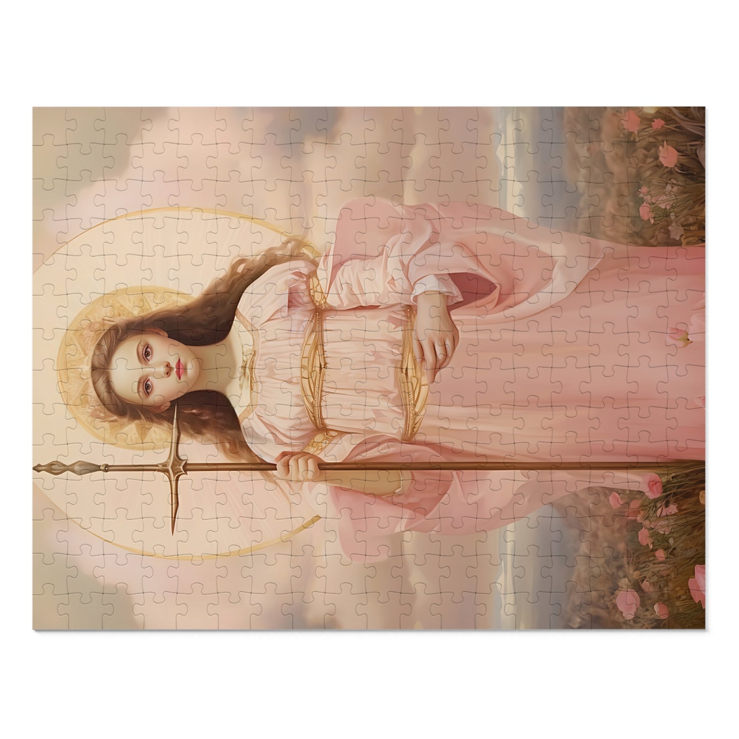 Saint Philomena - Puzzle and Keepsake Tin - Religious Jigsaw Puzzle (30, 110, 252, 500,1000-Piece) - Religious Puzzle