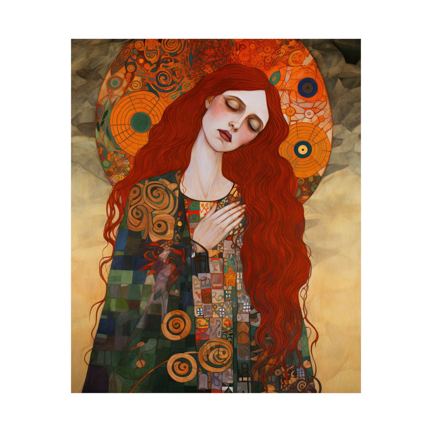 Mystery of Mercy - Saint Mary Magdalene Print - Sanctified Souls Print - Multiple Sizes - Premium Matte Vertical Posters