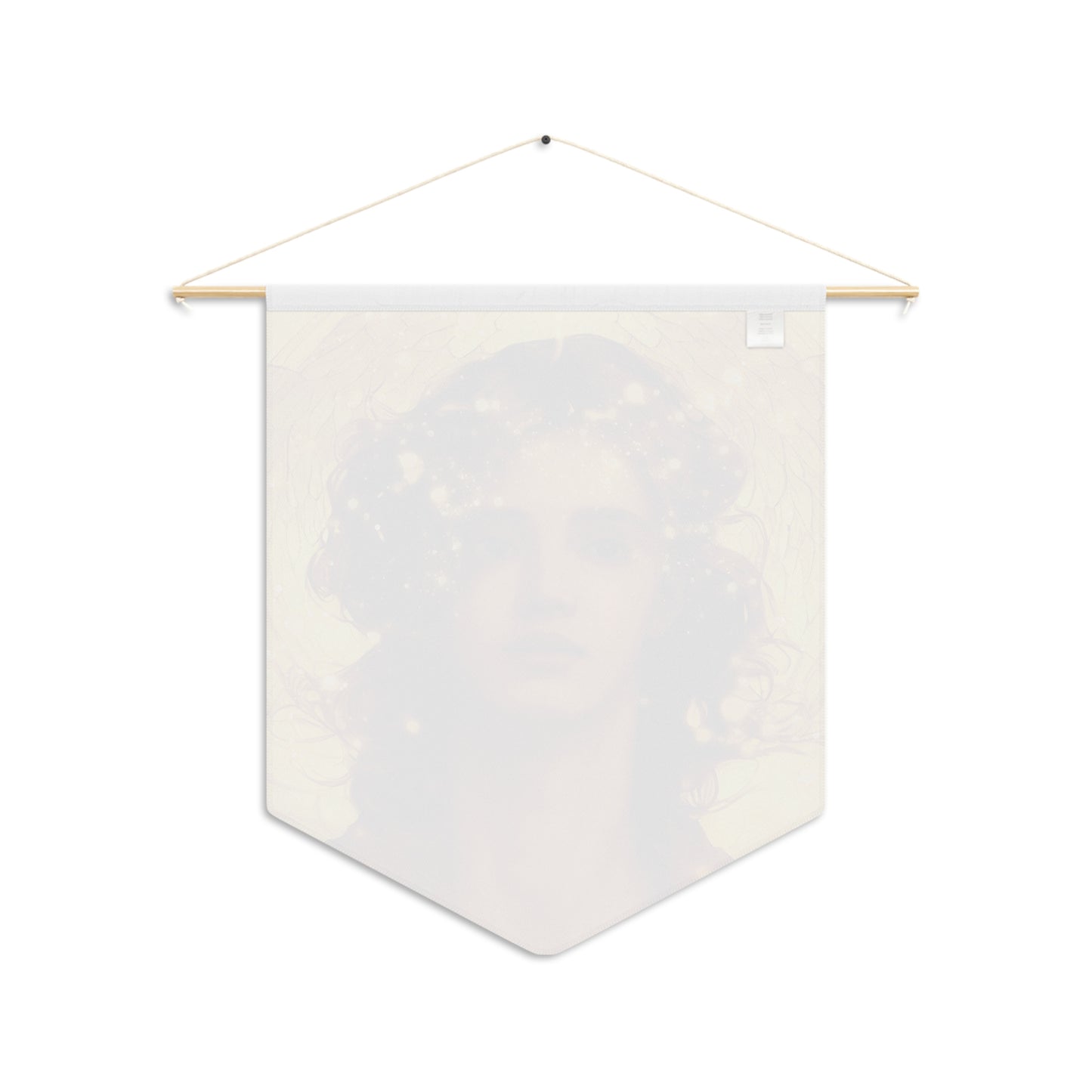 The Archangel Gabriel Wall Banner / Wall Hanging - Guardian Angel art - Large Print Wall Art - 18" x 21" - Faithful Angel Magic Divine Art