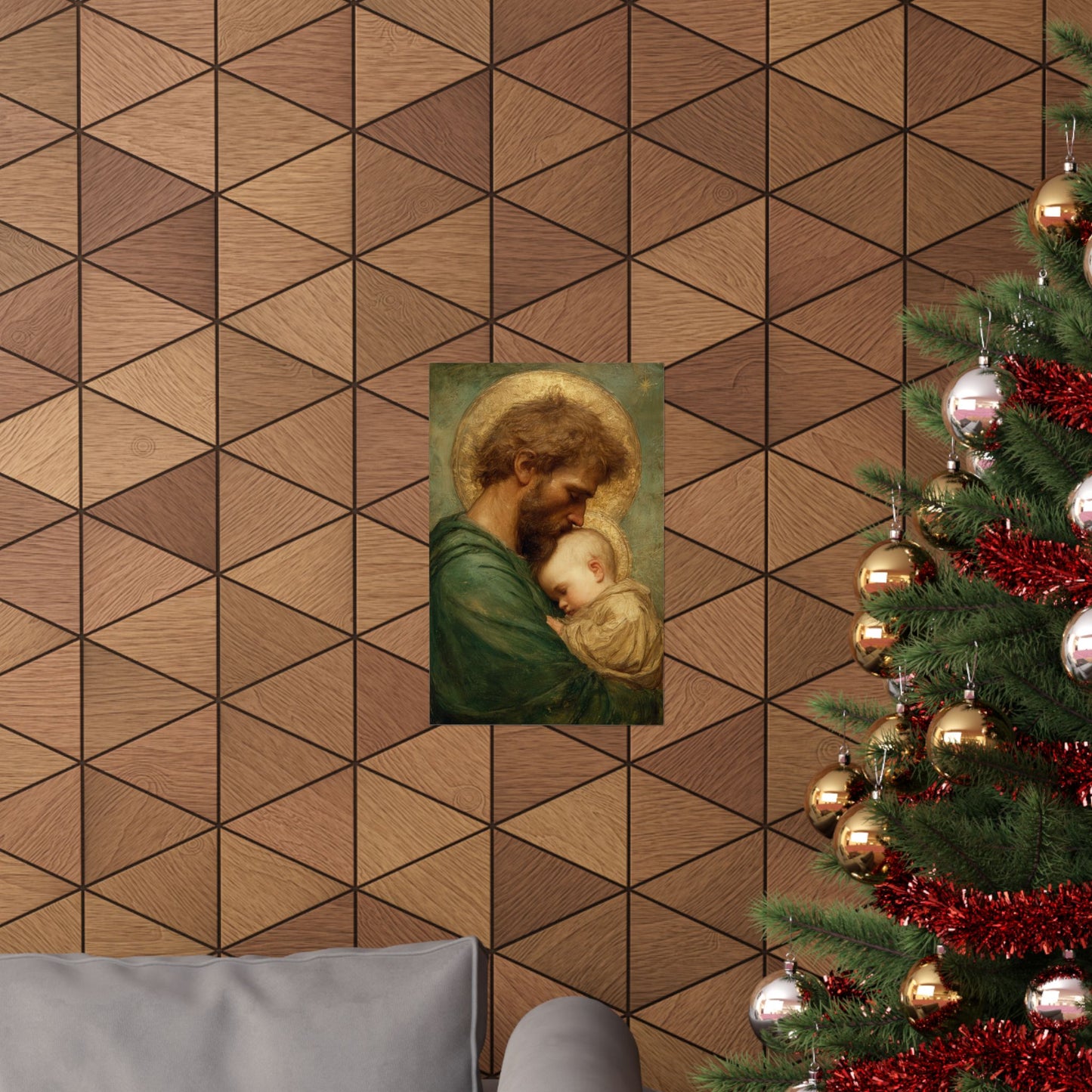 Saint Joseph the Father - Sanctified Souls Print - Multiple Sizes - Premium Matte Vertical Posters