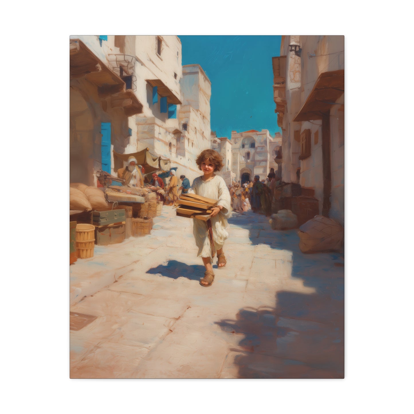 Nazareth and the Hidden Light of Christ - Gallery Wrapped Canvas - Print - Religious Art for your Home - Catholic Art