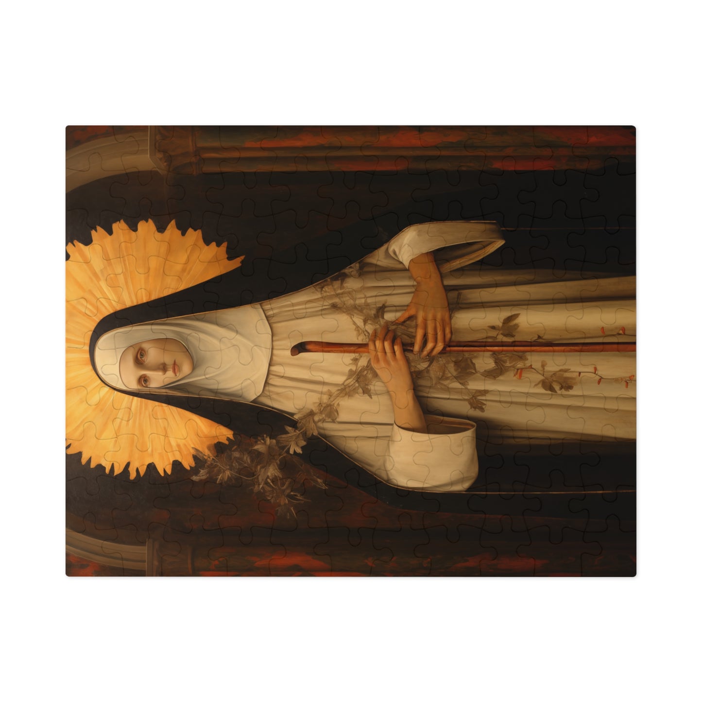 Saint Margaret of Castello - Puzzle and Keepsake Tin - Jigsaw Puzzle (30, 110, 252, 500,1000-Piece) - Religious Puzzle