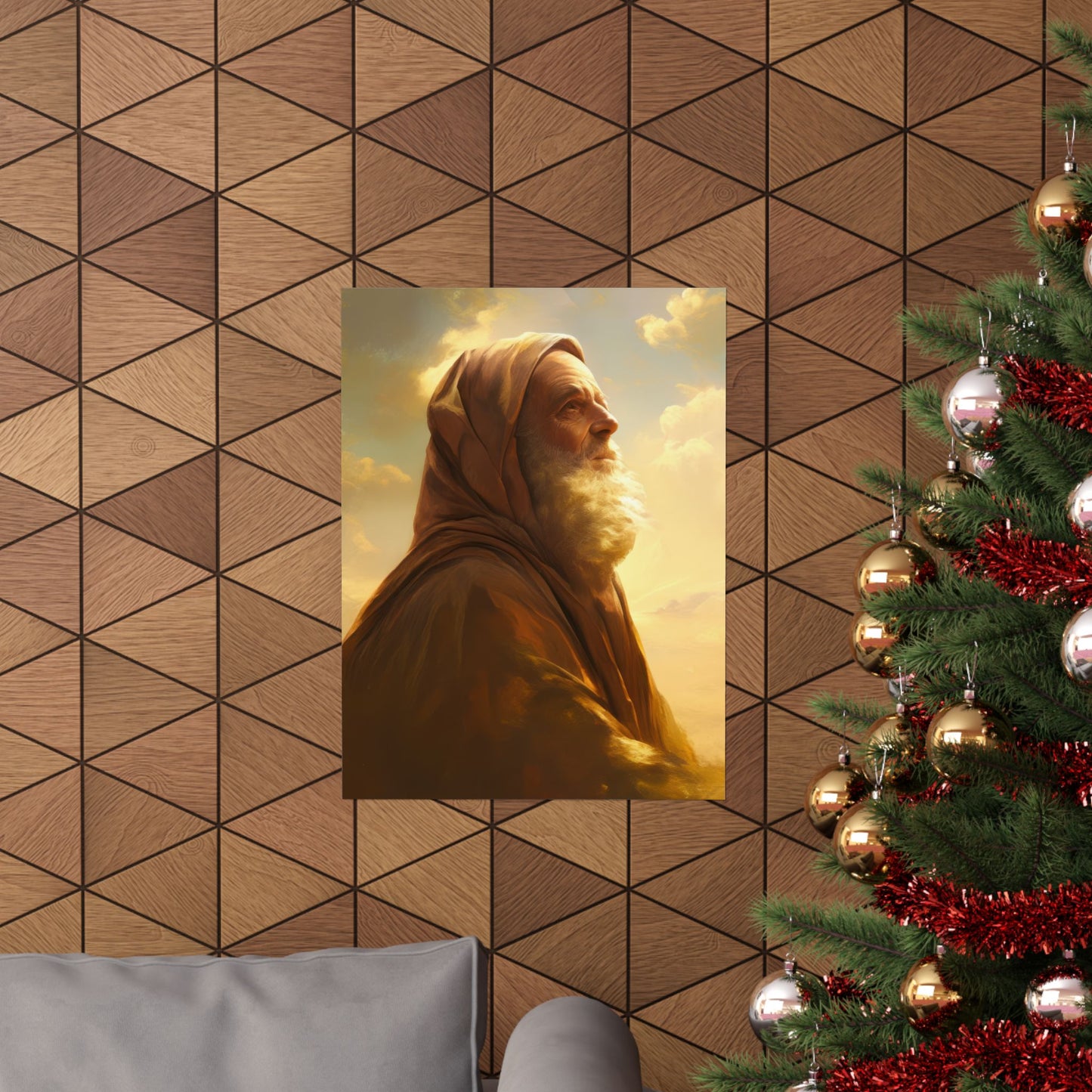 Father Abraham - Sanctified Souls Print - Multiple Sizes - Premium Posters - Catholic Art - Christian Home Decor Artwork