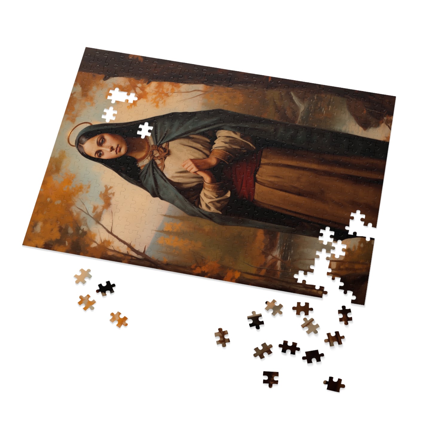 Saint Kateri Tekakwitha - Puzzle and Keepsake Tin - Jigsaw Puzzle (30, 110, 252, 500,1000-Piece) - Religious Puzzle
