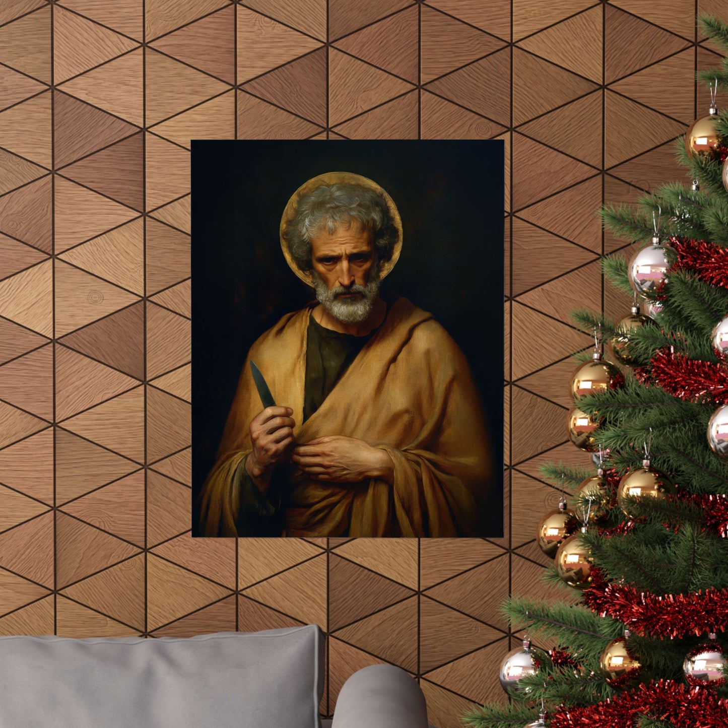 Saint Bartholomew the Apostle - Sanctified Souls Print - Multiple Sizes - Premium Matte Vertical Posters