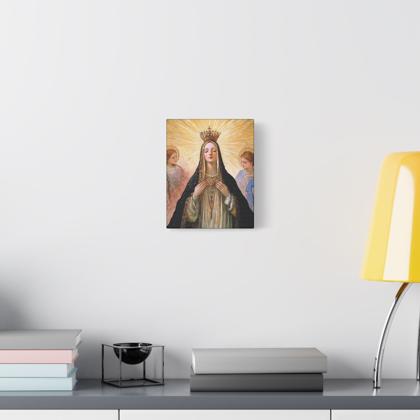 Divine Majesty: The Crowning of the Queen of Heaven - Gallery Wrapped Canvas - Print - Religious Art for your Home - Christian print