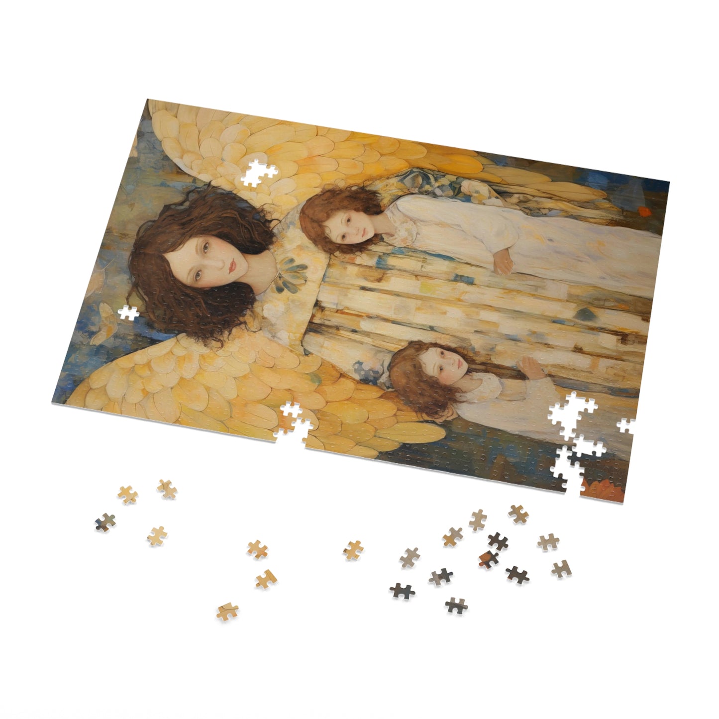 Embrace of the Guardian - Puzzle and Keepsake Tin - Religious Jigsaw Puzzle (30, 110, 252, 500,1000-Piece) - Religious Puzzle