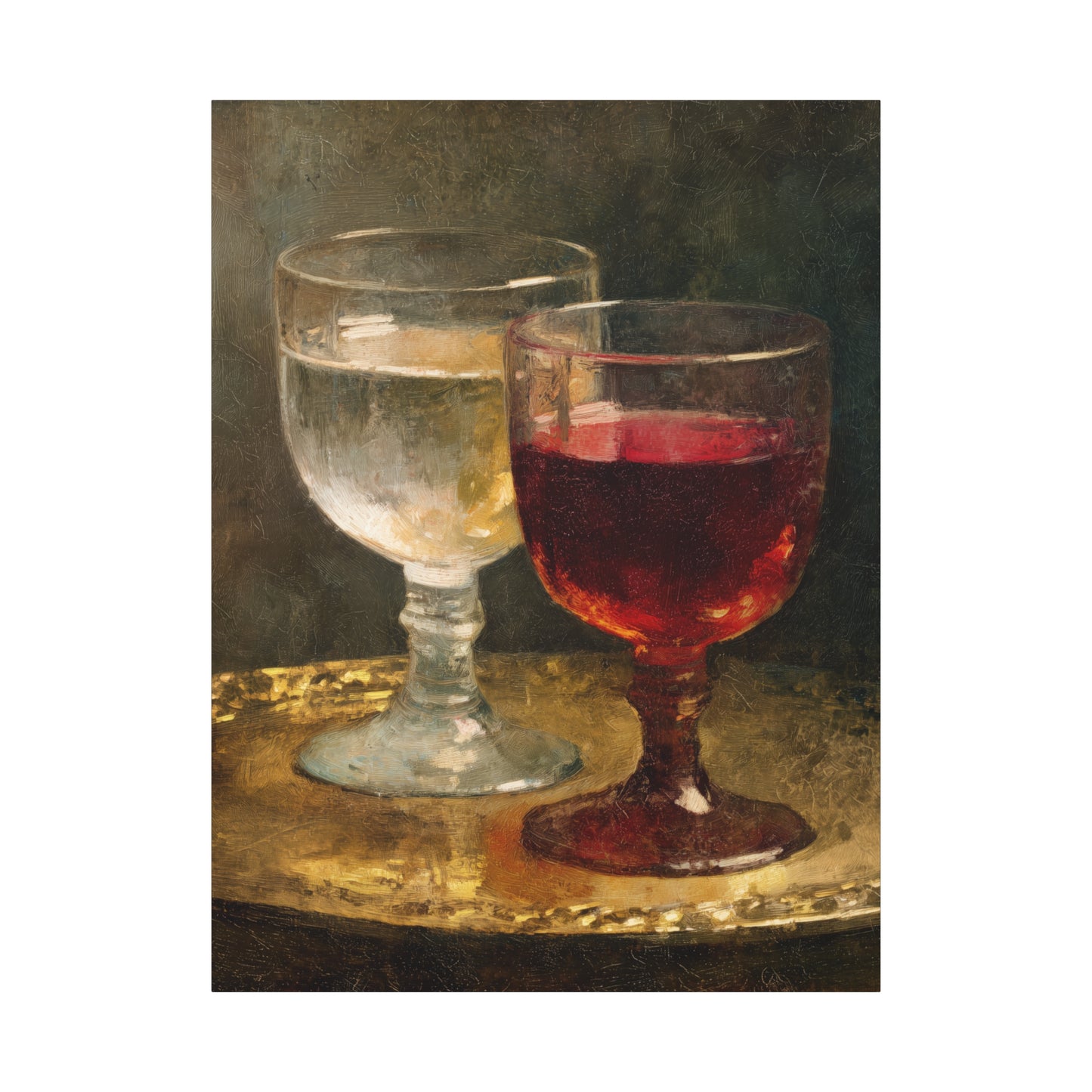 Cana and the Miracle of Abundance - Water into Wine - Gallery Wrapped Canvas - Print - Religious Art for your Home - Catholic Art Print