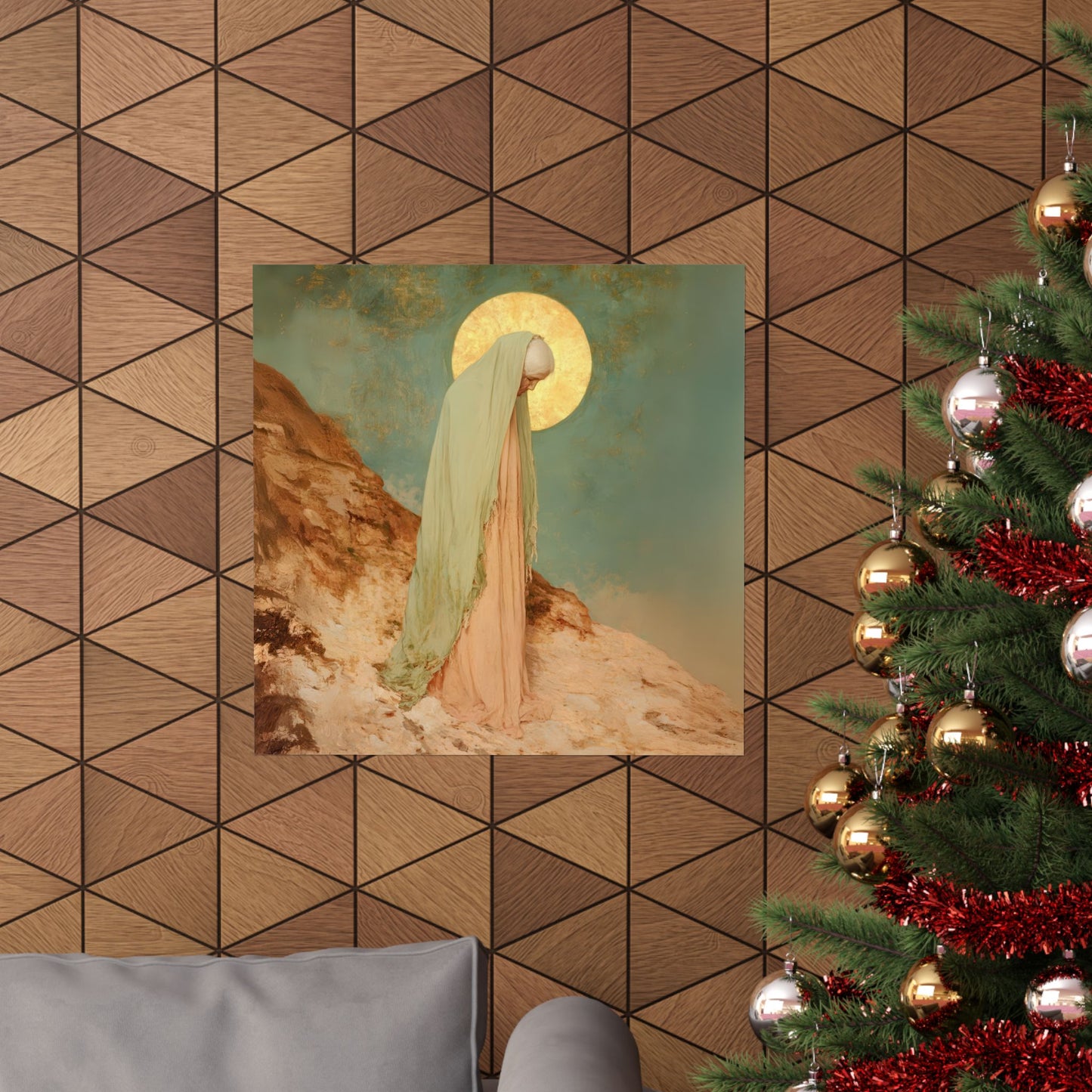 Saint Melania the Elder - Desert Mother - Sanctified Souls Print - Multiple Sizes - Premium Matte Vertical Posters