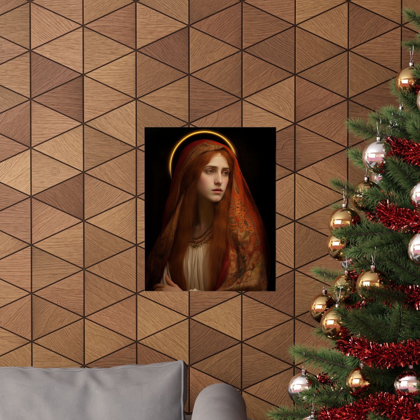 The Beloved Disciple - Mary Magdalene's Devotion Print - Sanctified Souls Print - Multiple Sizes - Premium Matte Vertical Posters