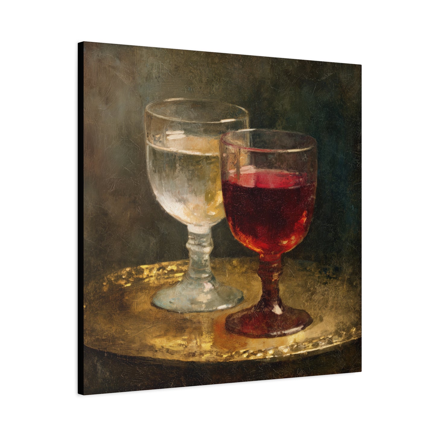 Cana and the Miracle of Abundance - Water into Wine - Gallery Wrapped Canvas - Print - Religious Art for your Home - Catholic Art Print