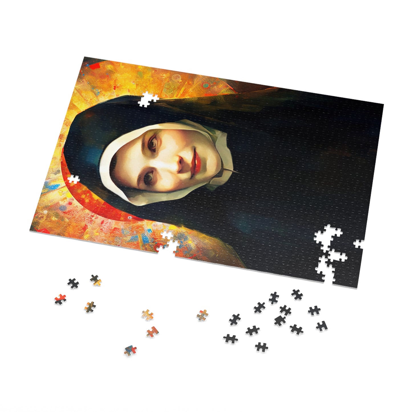Saint Maria Faustina Kowalska - Puzzle and Keepsake Tin - Religious Jigsaw Puzzle (30, 110, 252, 500,1000-Piece) - Religious Puzzle