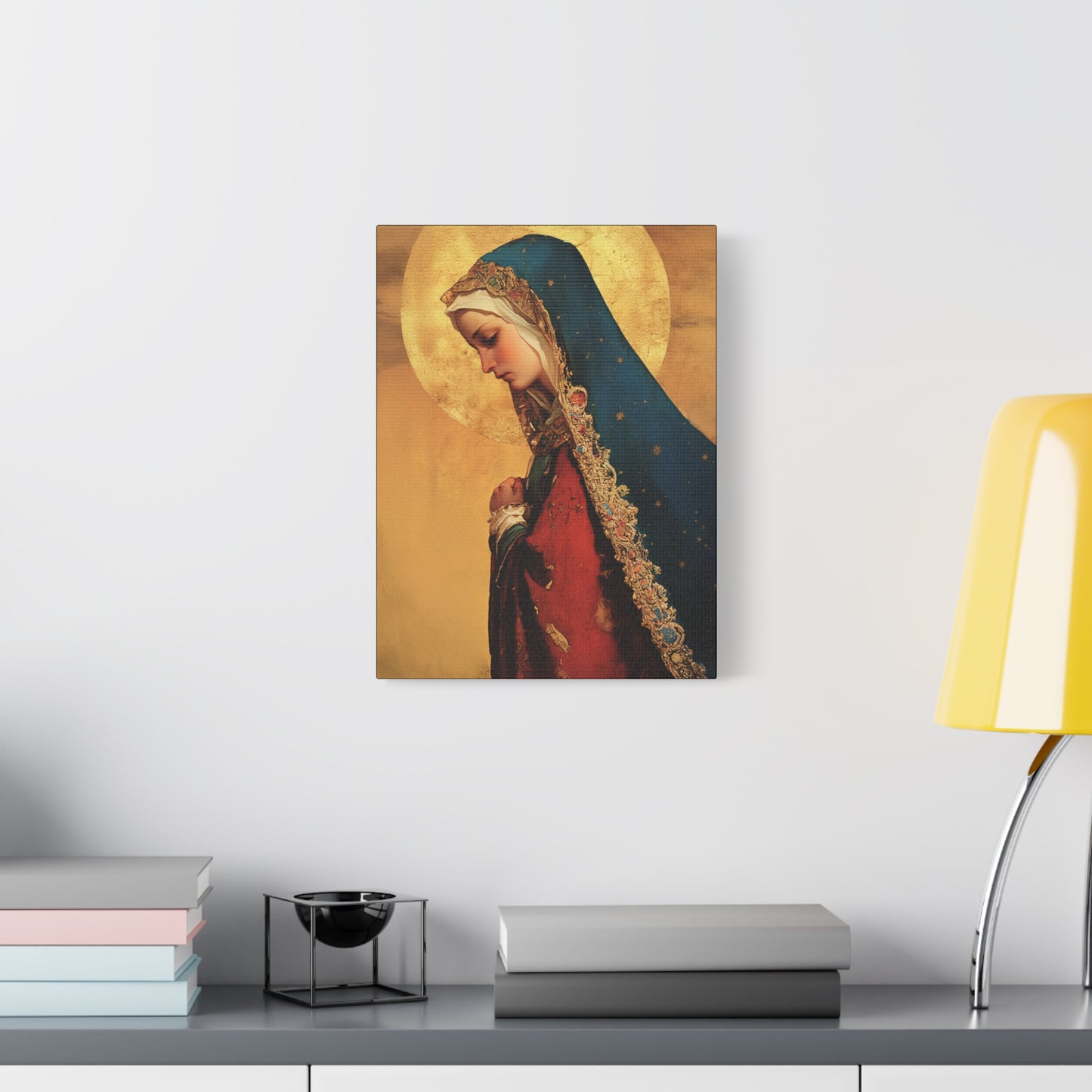 Our Lady of Mercy / Our Lady of Ransom - Multiple Sizes - Catholic Home art - Museum Wrapped Canvas - Sanctified Souls Print - Mother Mary